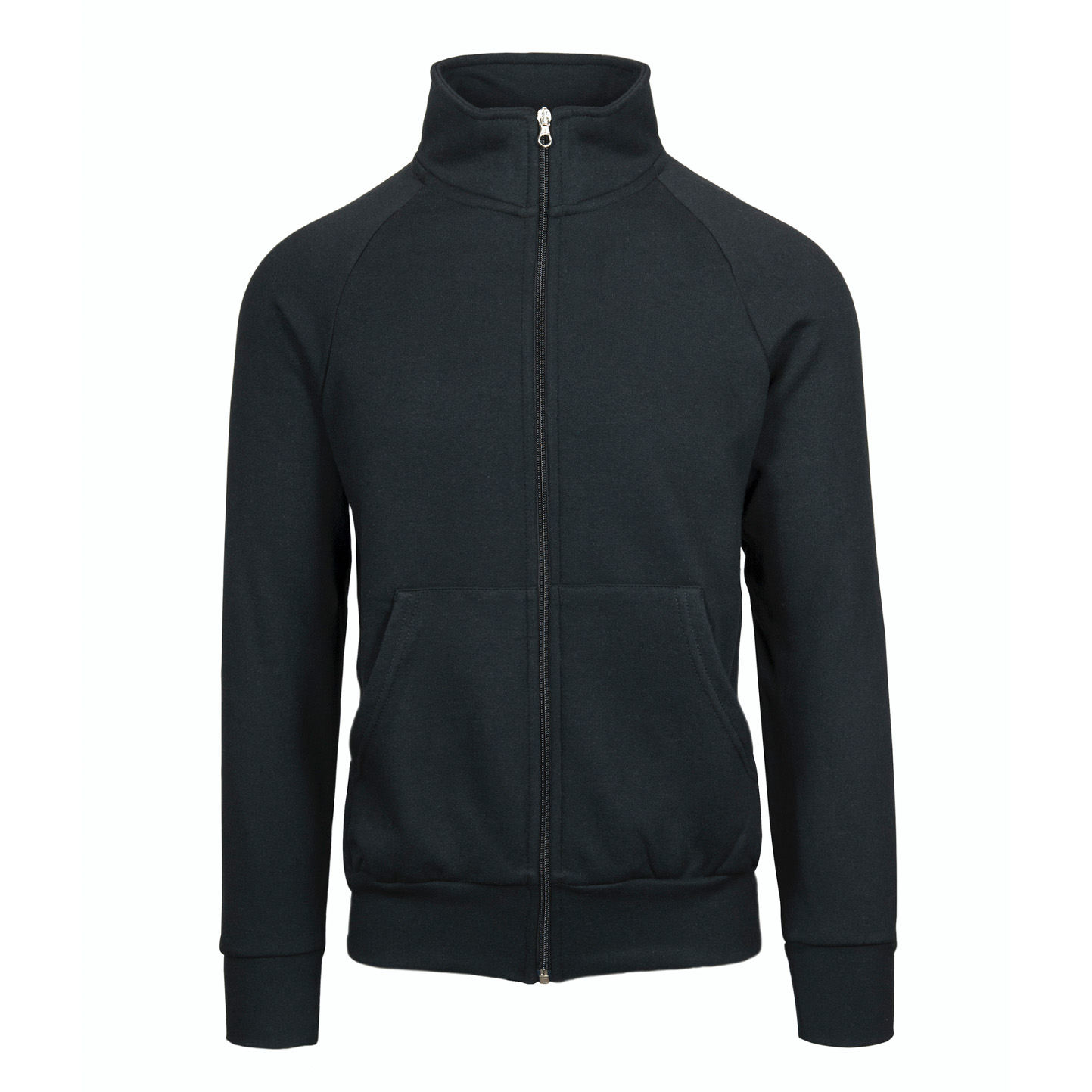 Trui met lange ritssluiting - 12 - Zwart