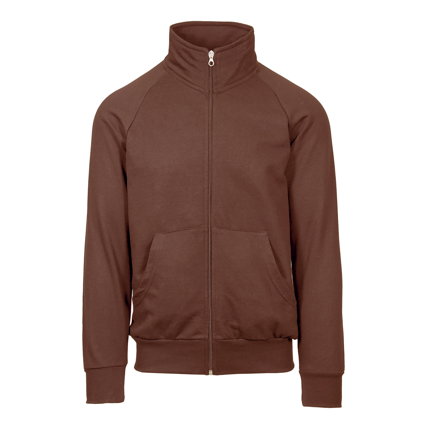 Trui met lange ritssluiting - 50 - Bruin