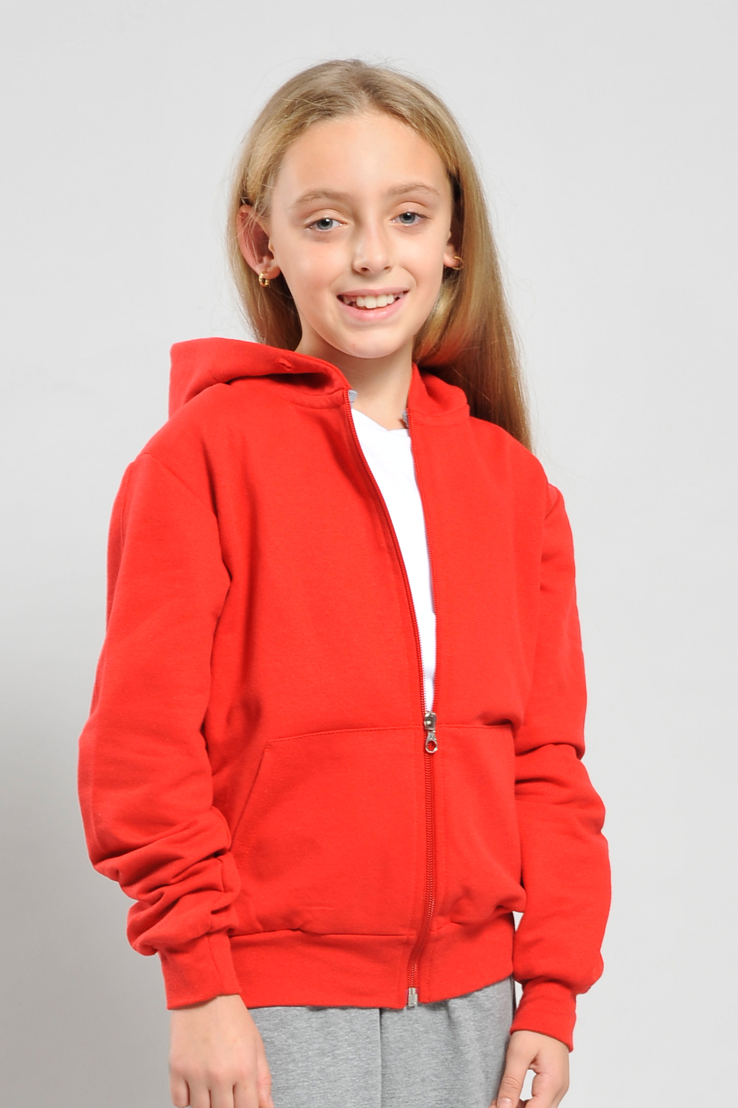 Kinderhoodie met rits