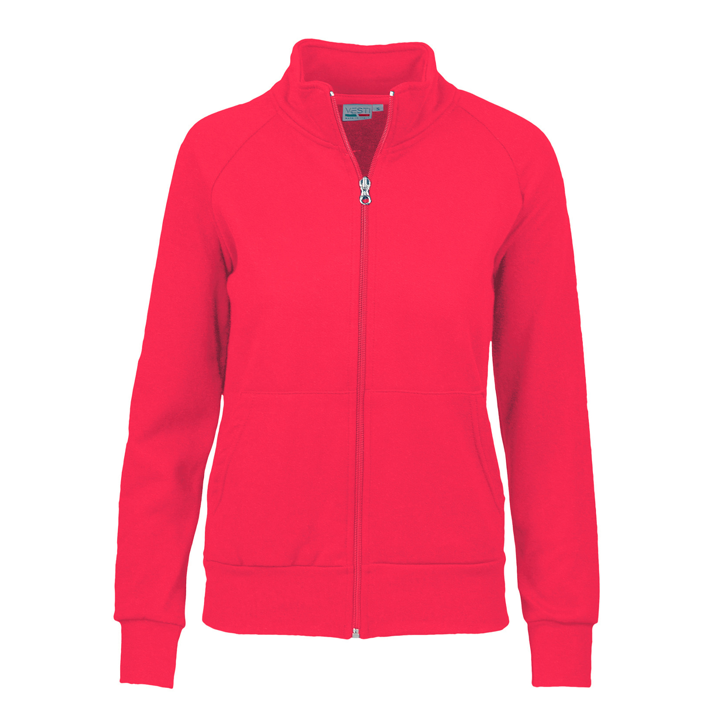 Kindersweatshirtjas met ritssluiting - 28 - Sportrood