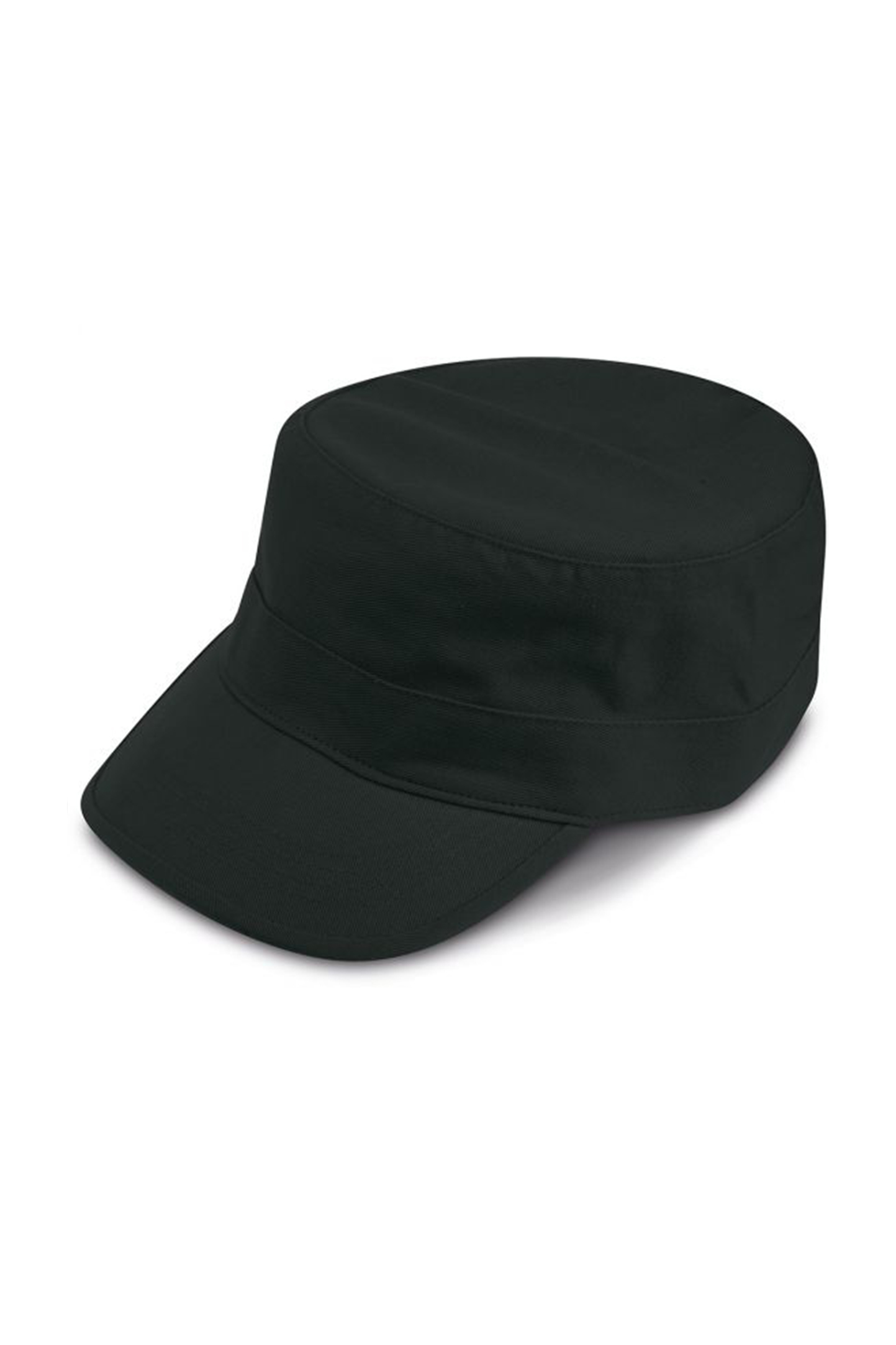 Mission Cap 3 Panelen - Zwart