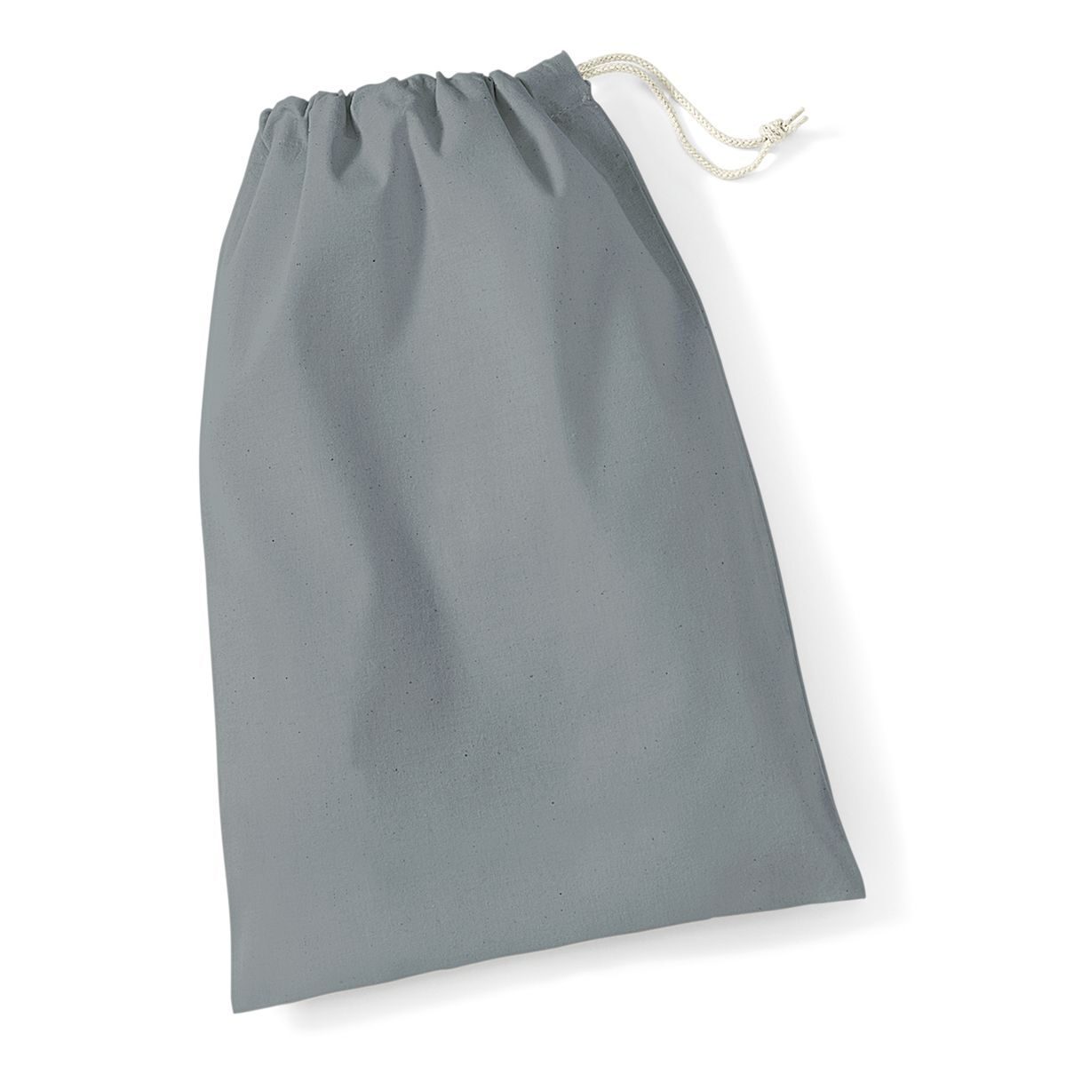 Sac en coton L - PUG - Gris pur