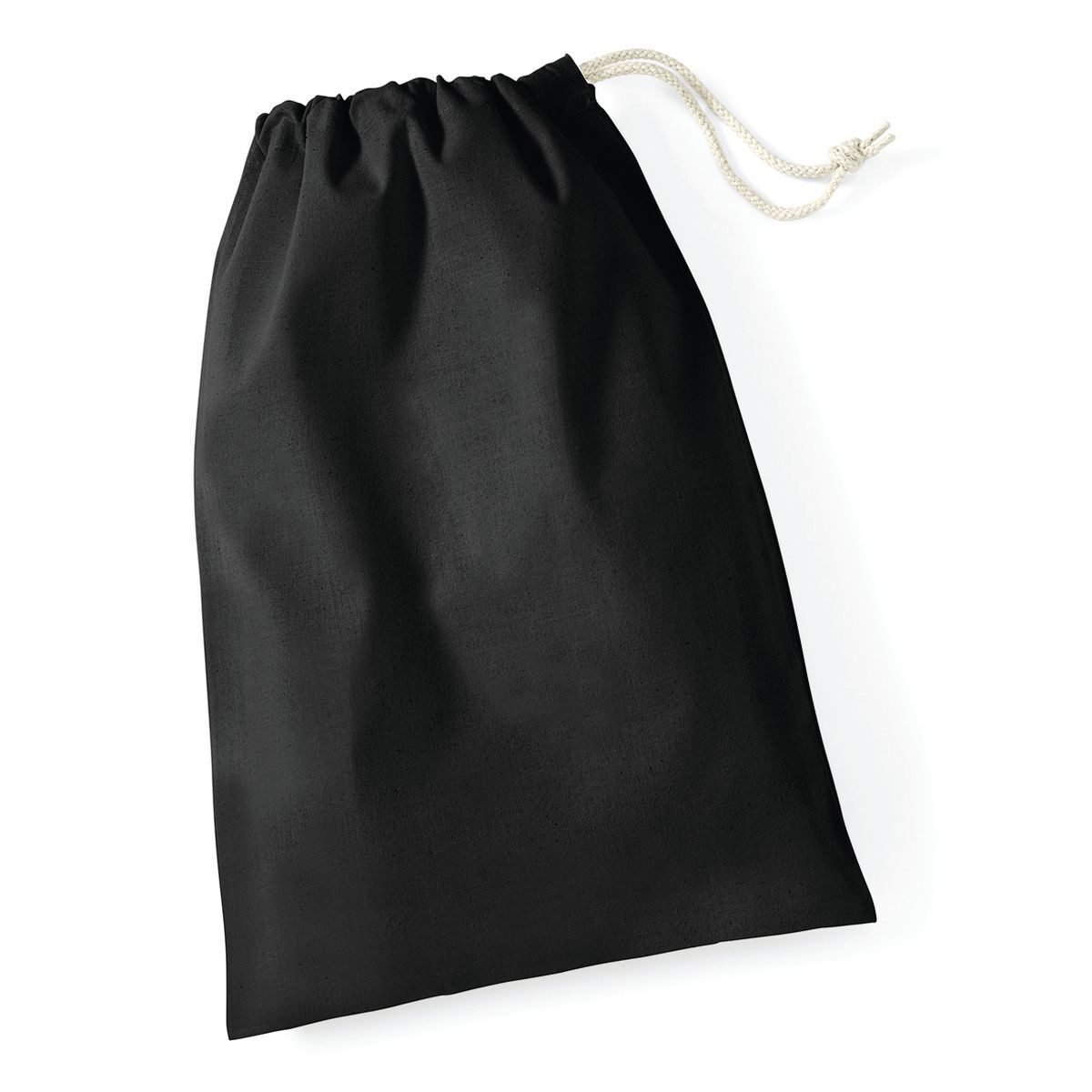Katoenen tas maat M - BLK - Zwart