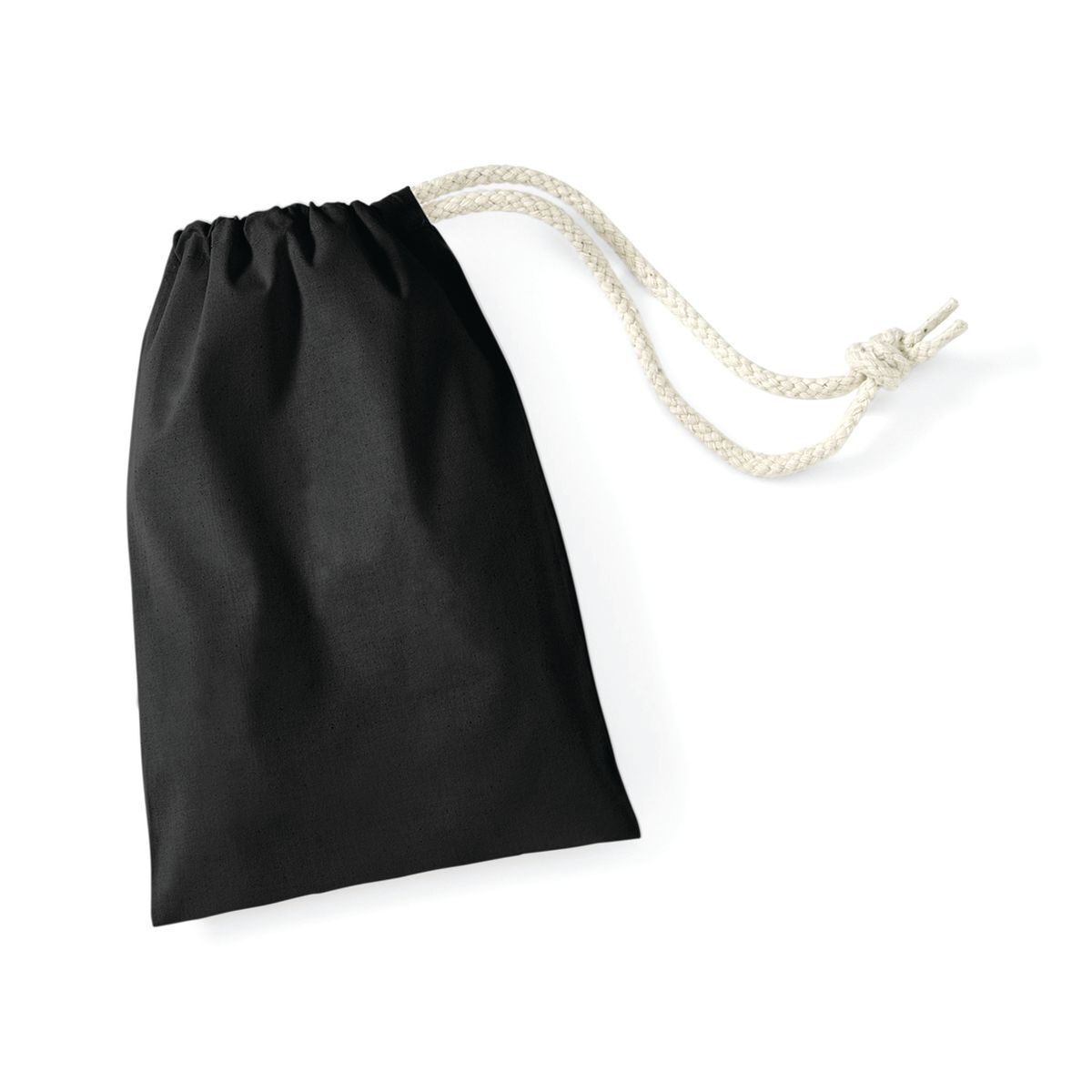 Katoenen tas maat XXS - BLK - Zwart