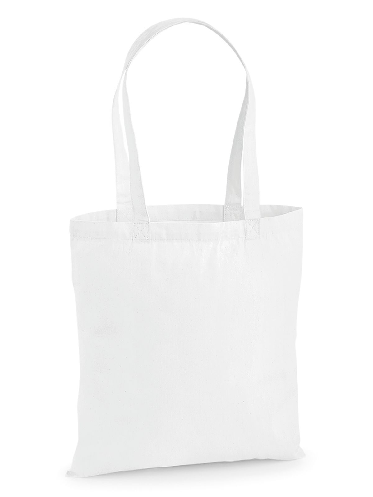 Sac cabas en coton de qualité supérieure - WHI - Blanc