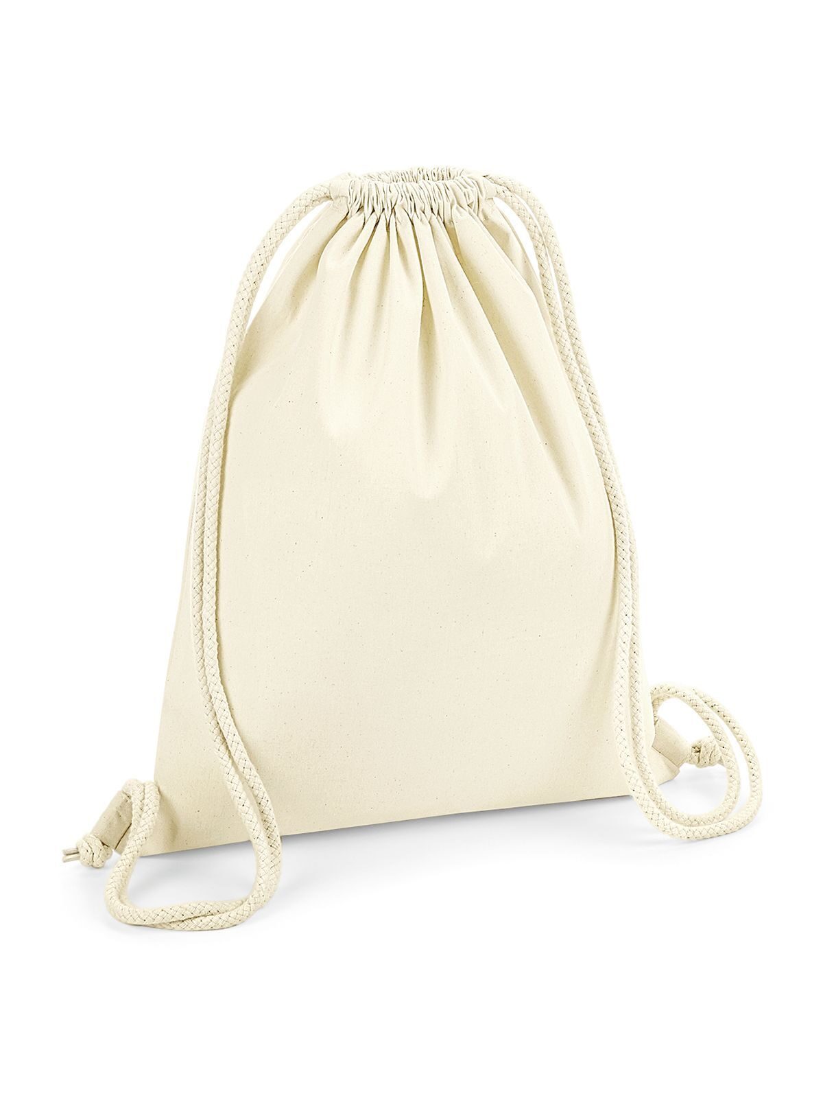 Sac de sport en coton biologique de qualité supérieure - NAT - Naturel