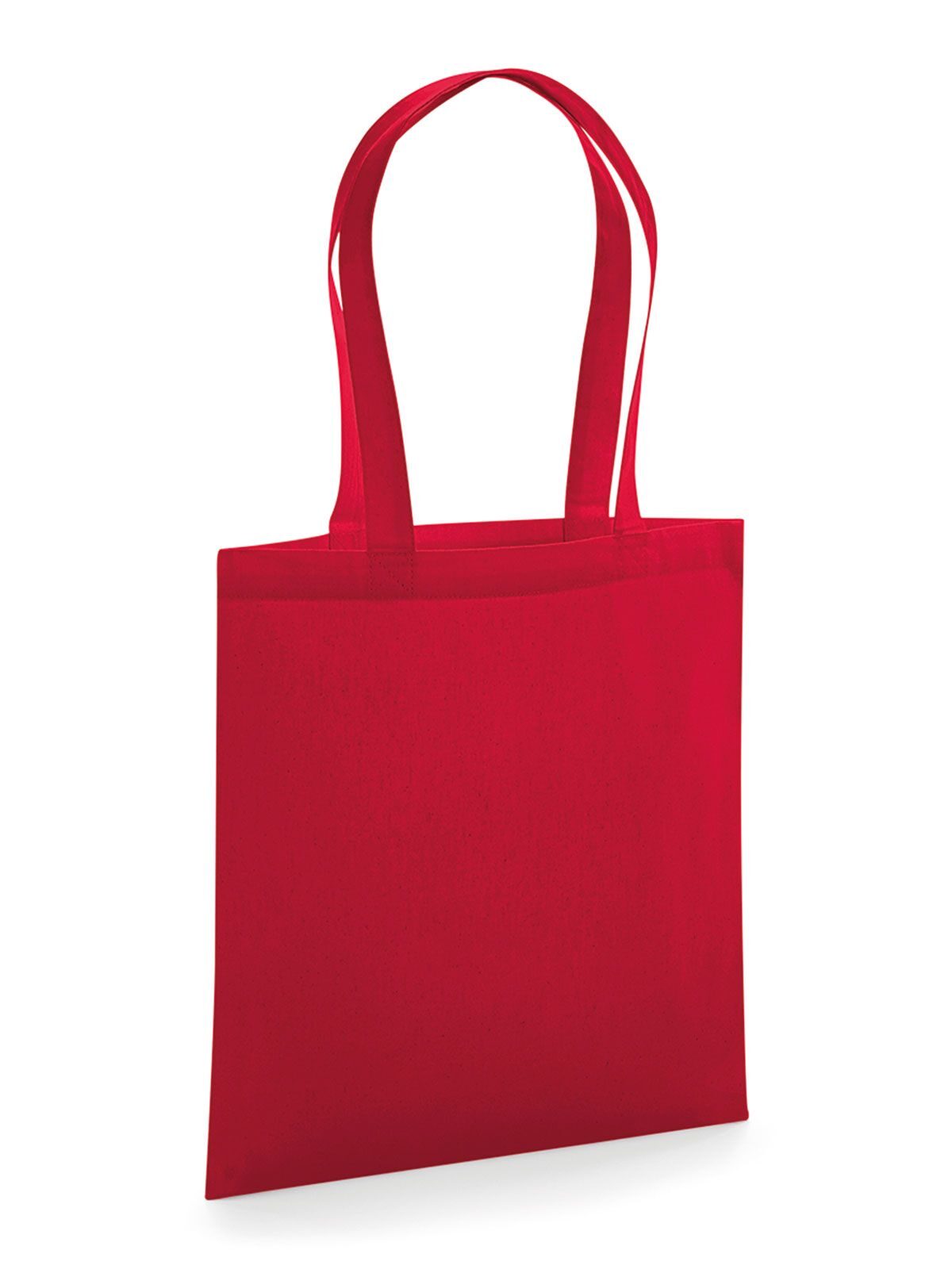 Sac cabas en coton biologique de qualité supérieure - CSR - Rouge classique