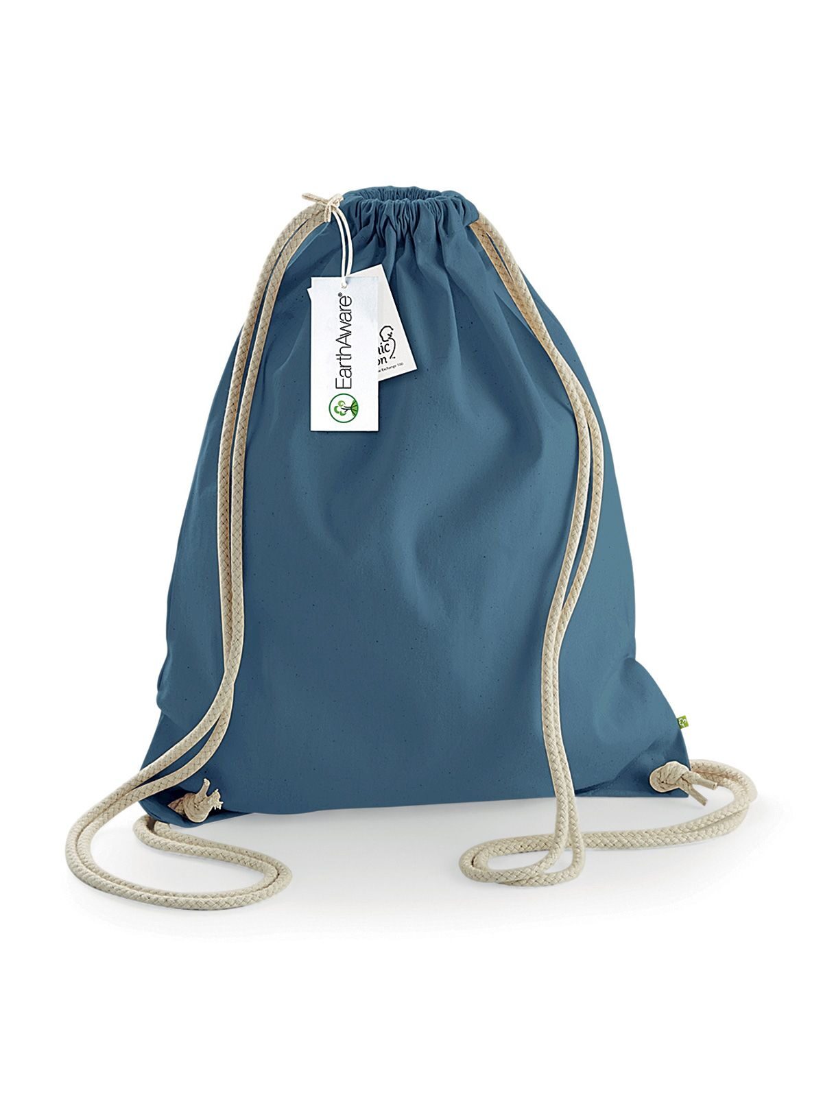 EarthAware® Organische Gymsac - AIR - Luchtmachtblauw