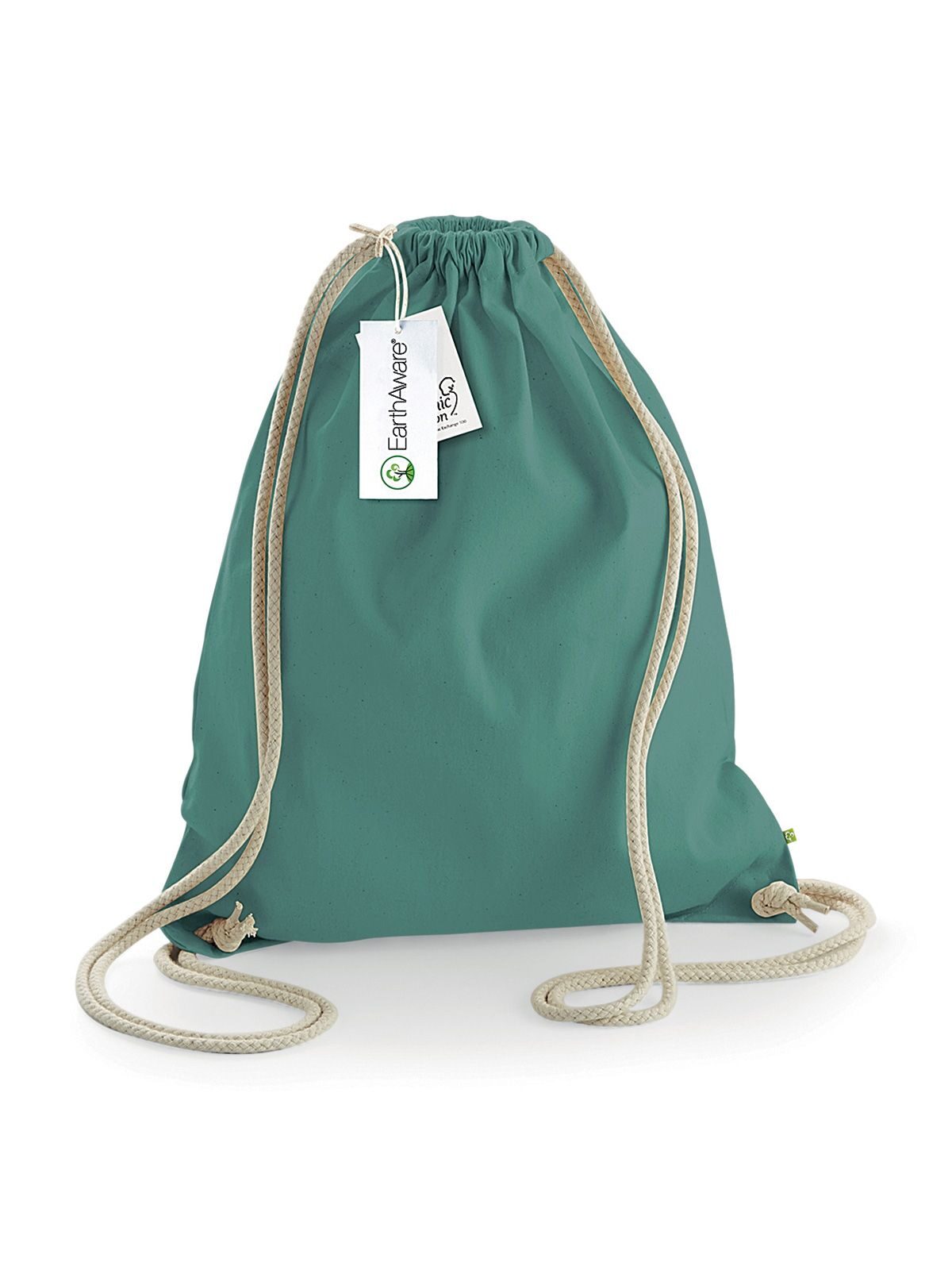 EarthAware® Organische Gymsac - SAG - Saliegroen
