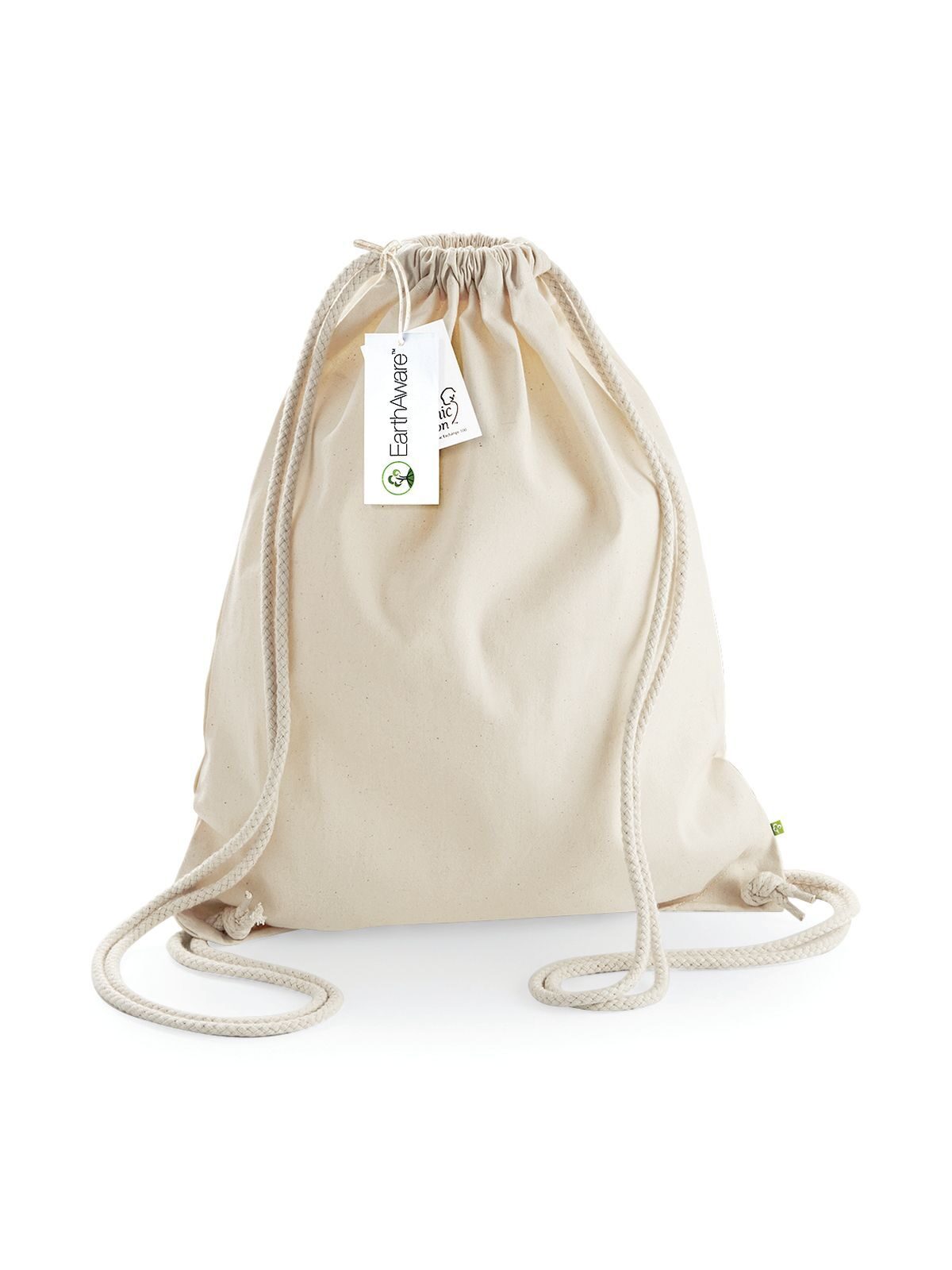 EarthAware® Organische Gymsac - NAT - Natuurlijk