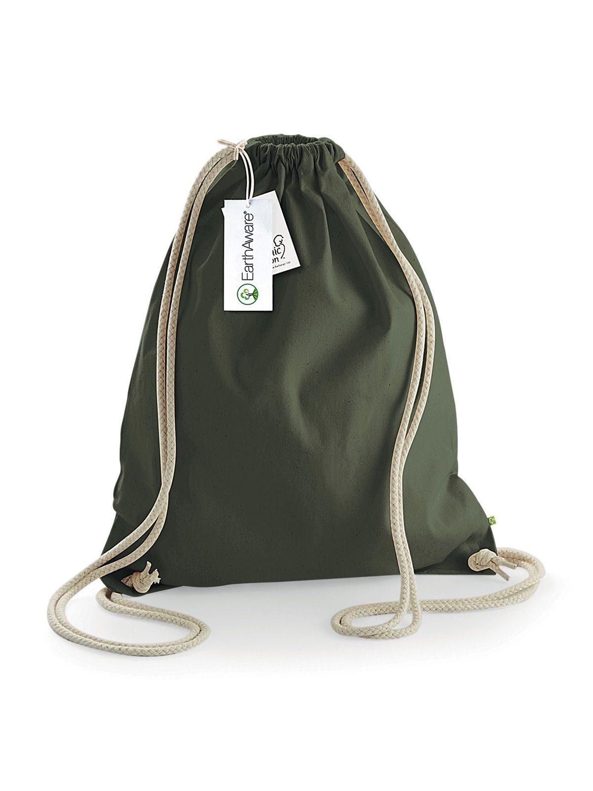 EarthAware® Organische Gymsac - OLI - Groene olijven