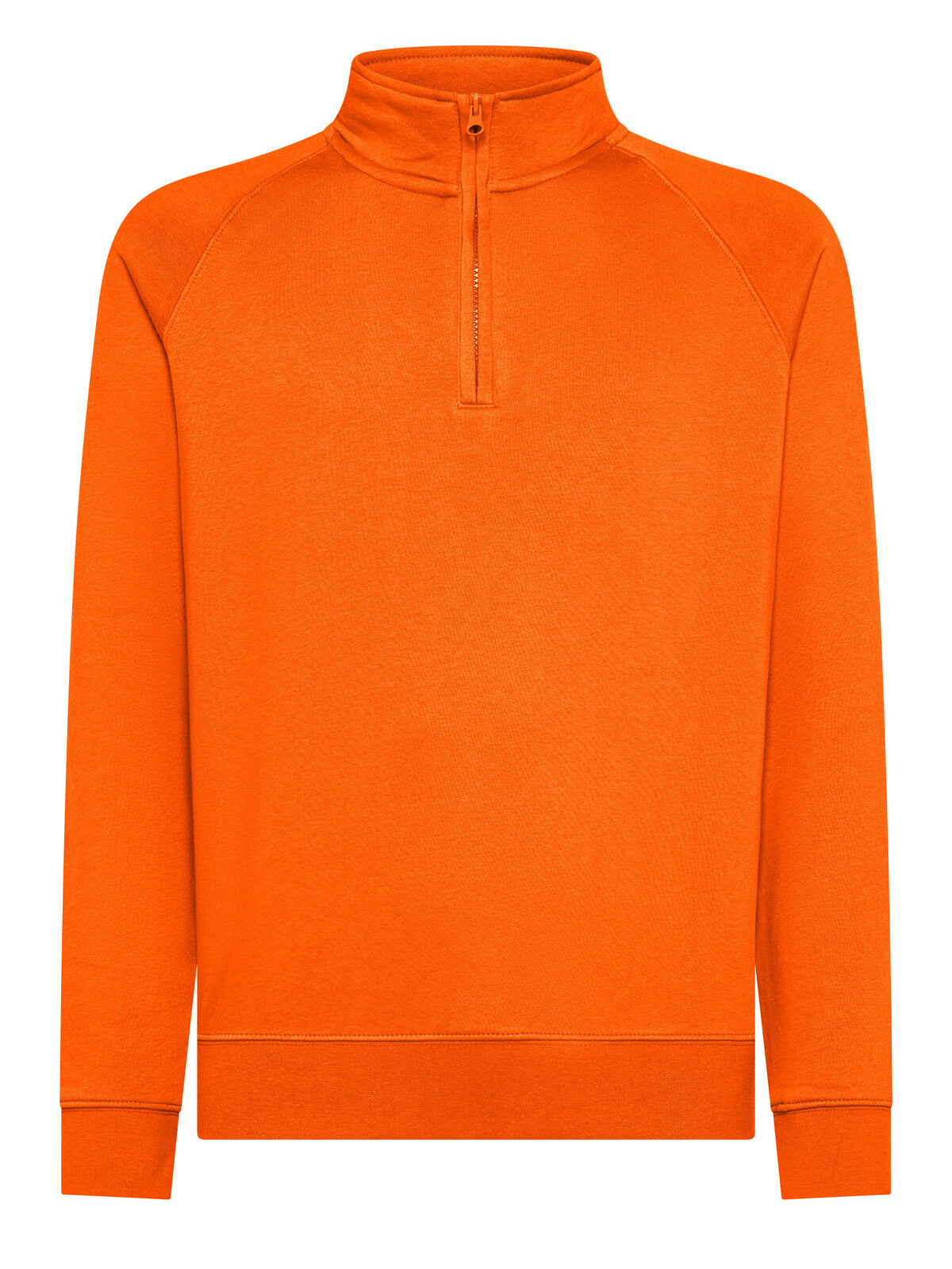Sweat à col zippé raglan - OR - ORANGE