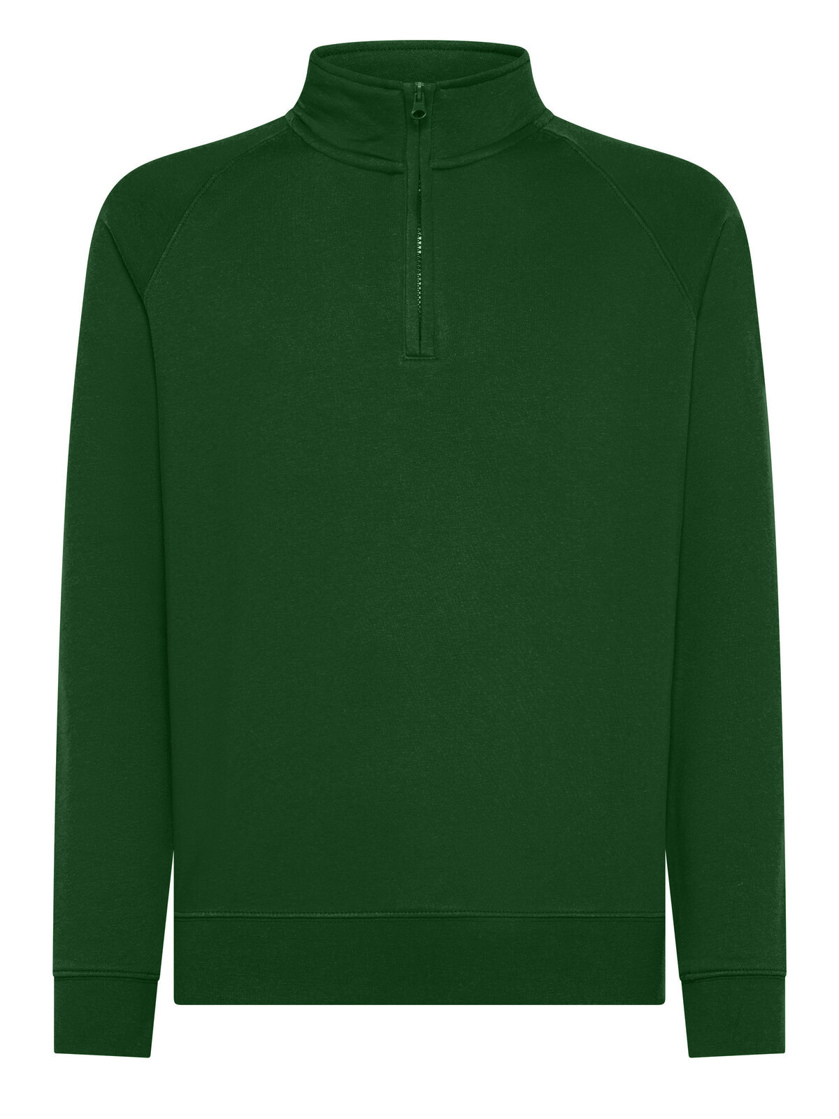 Sweat à col zippé raglan - FG - VERT FORÊT