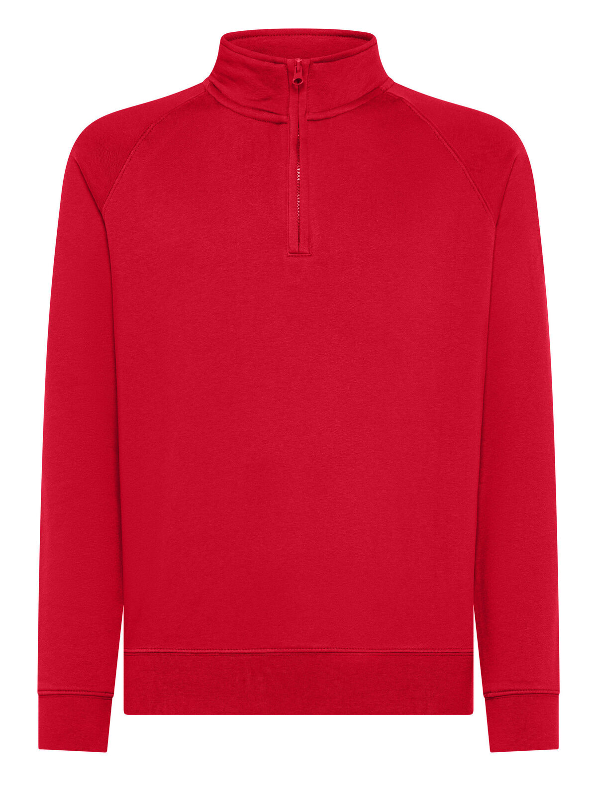 Sweat à col zippé raglan - RD - RD-ROUGE