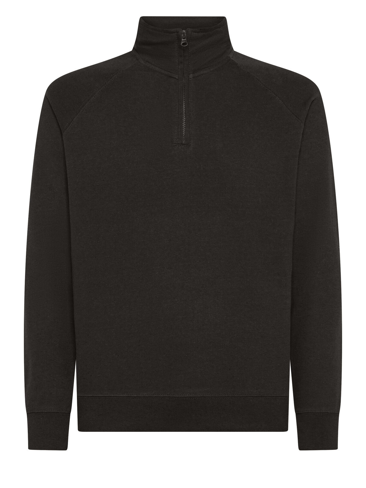 Veste en molleton français à demi-zip - BK - BK-NOIR