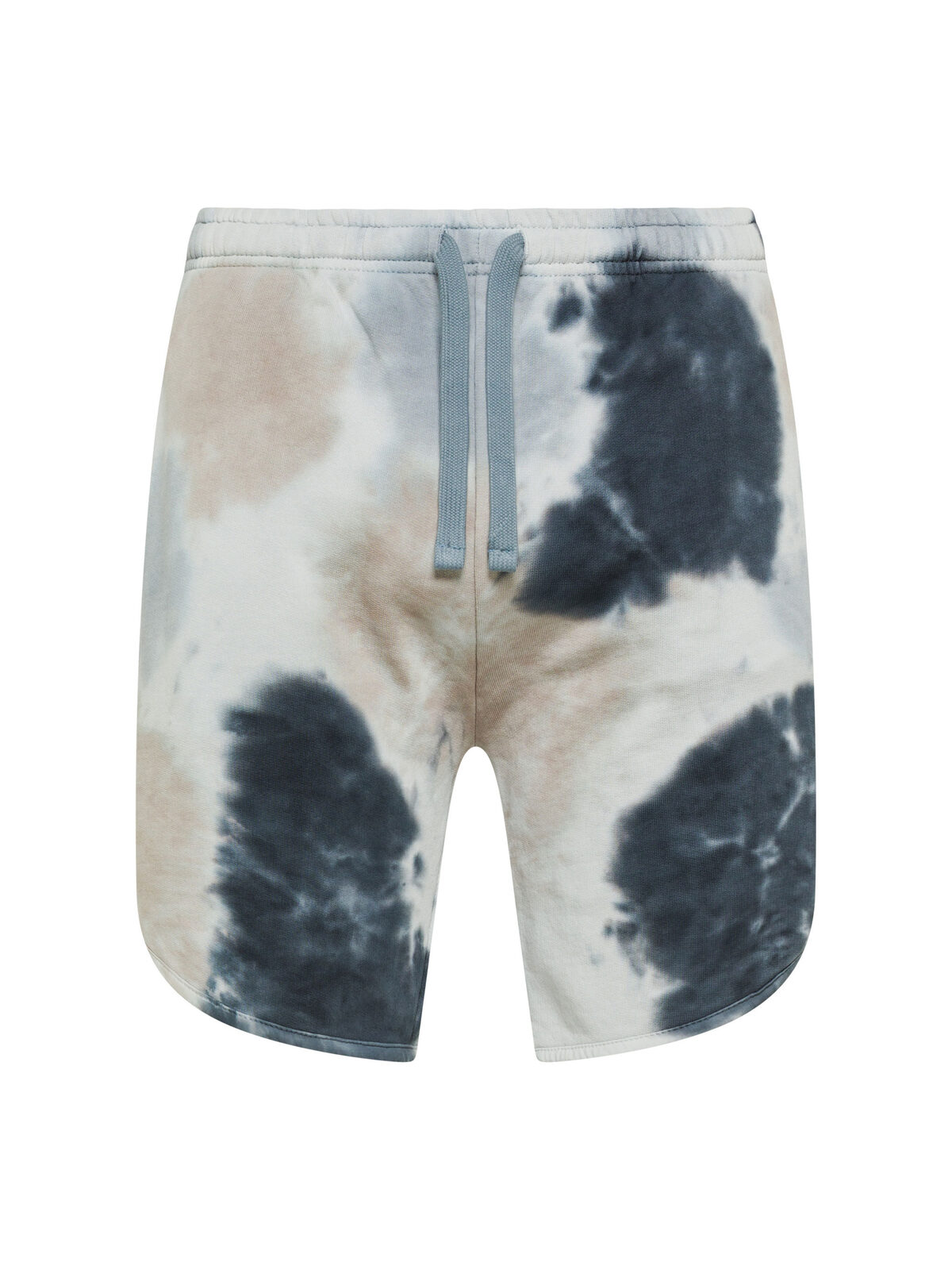 Genderneutrale shorts - Rosarito - TDOV4 - Grijze tinten tie-dye