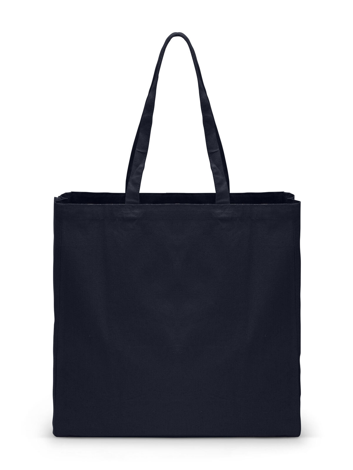 Sac cabas en toile avec soufflet - NY - NY-NAVY