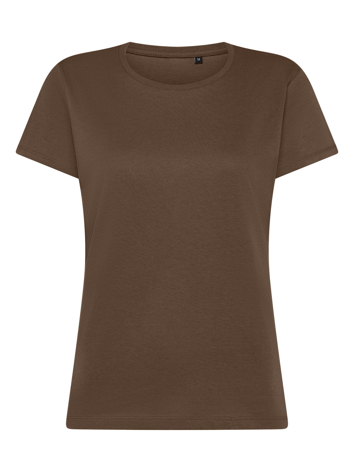 Moon Organic T-shirt voor dames - CH - CHOCOLADE