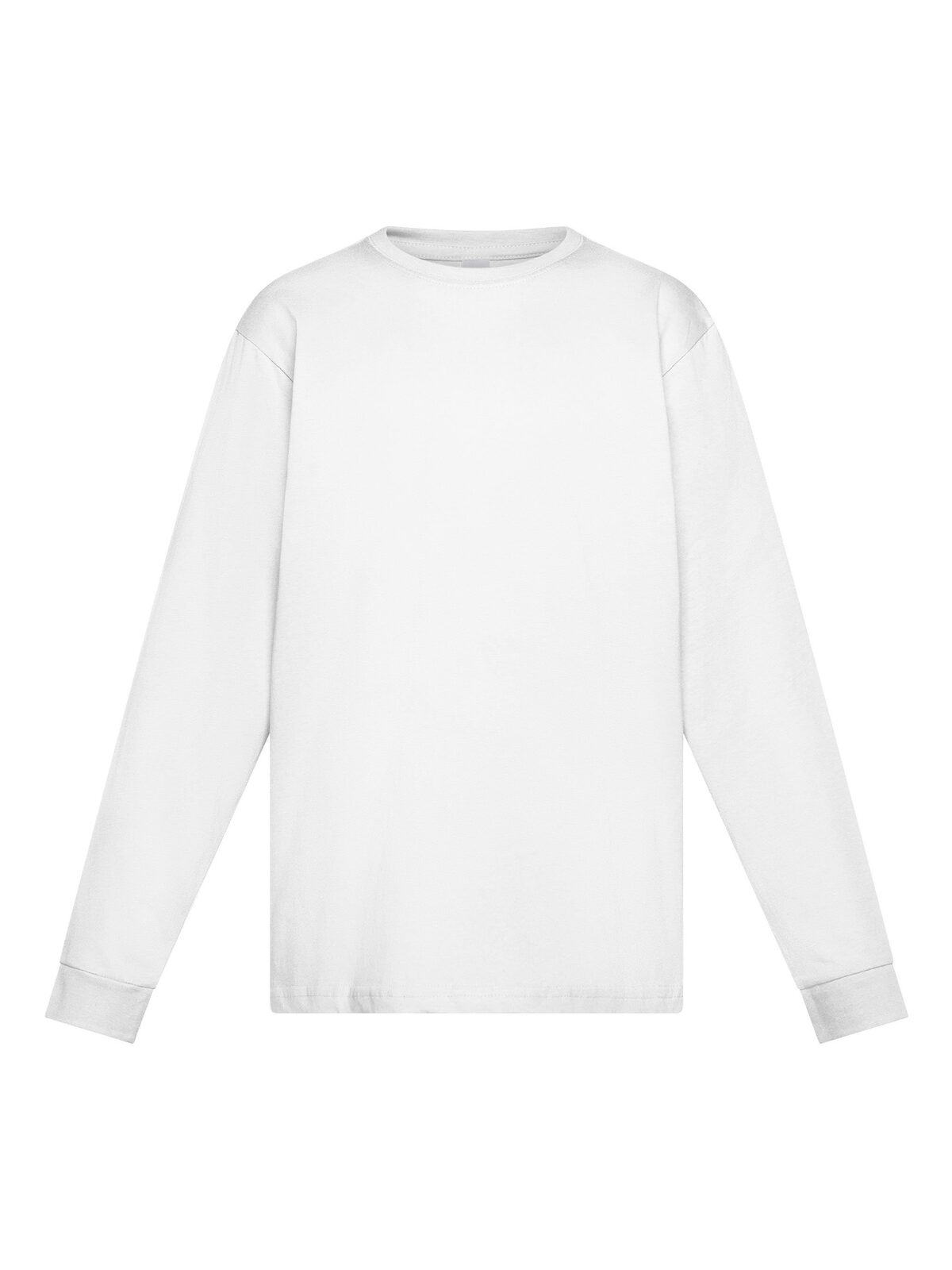 Evolution T-shirt voor kinderen met lange mouwen - WH - WH-WIT