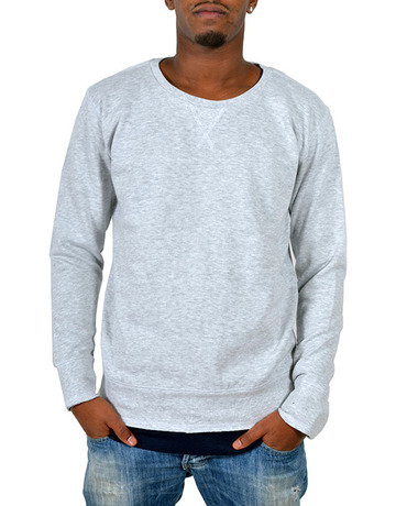 Herensweatshirt met ronde hals