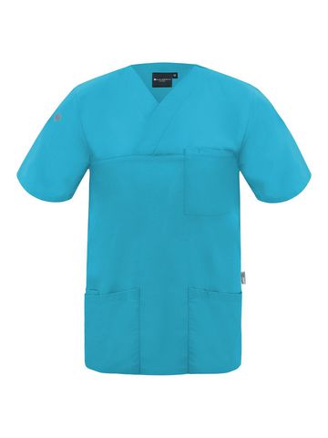 Tunique à enfiler pour homme - 74 - Bleu Pacifique