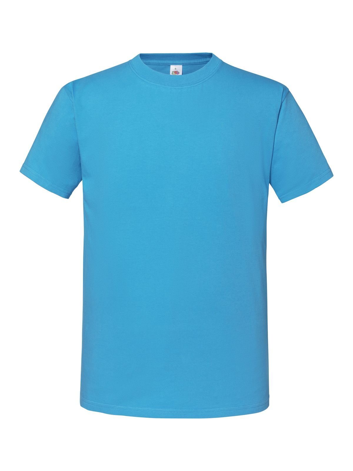 Iconische 195 Ringspun T - ZU - Azuurblauw