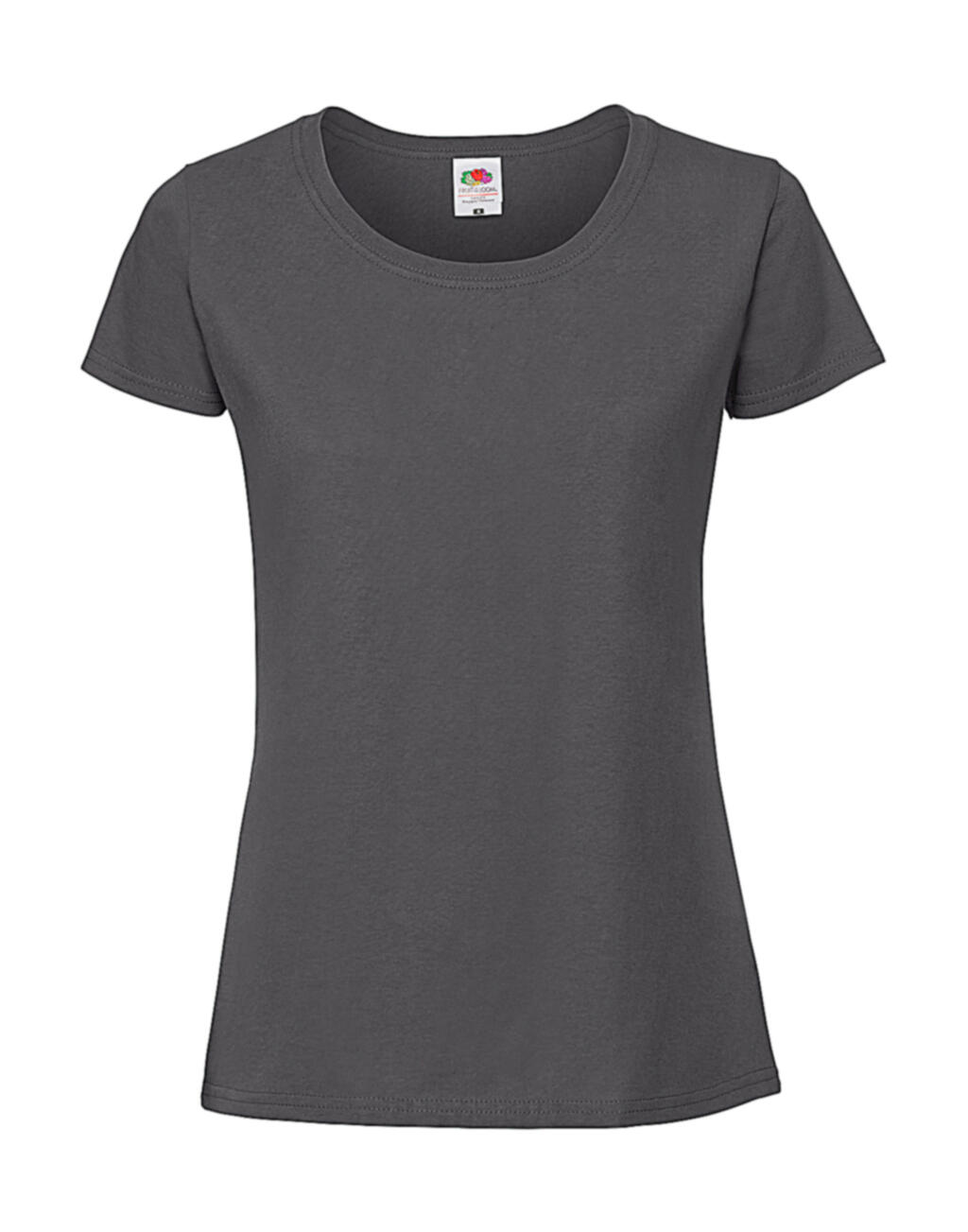 Iconische dames T-shirt van 195 Ringspun-stof - GL - Licht grafiet