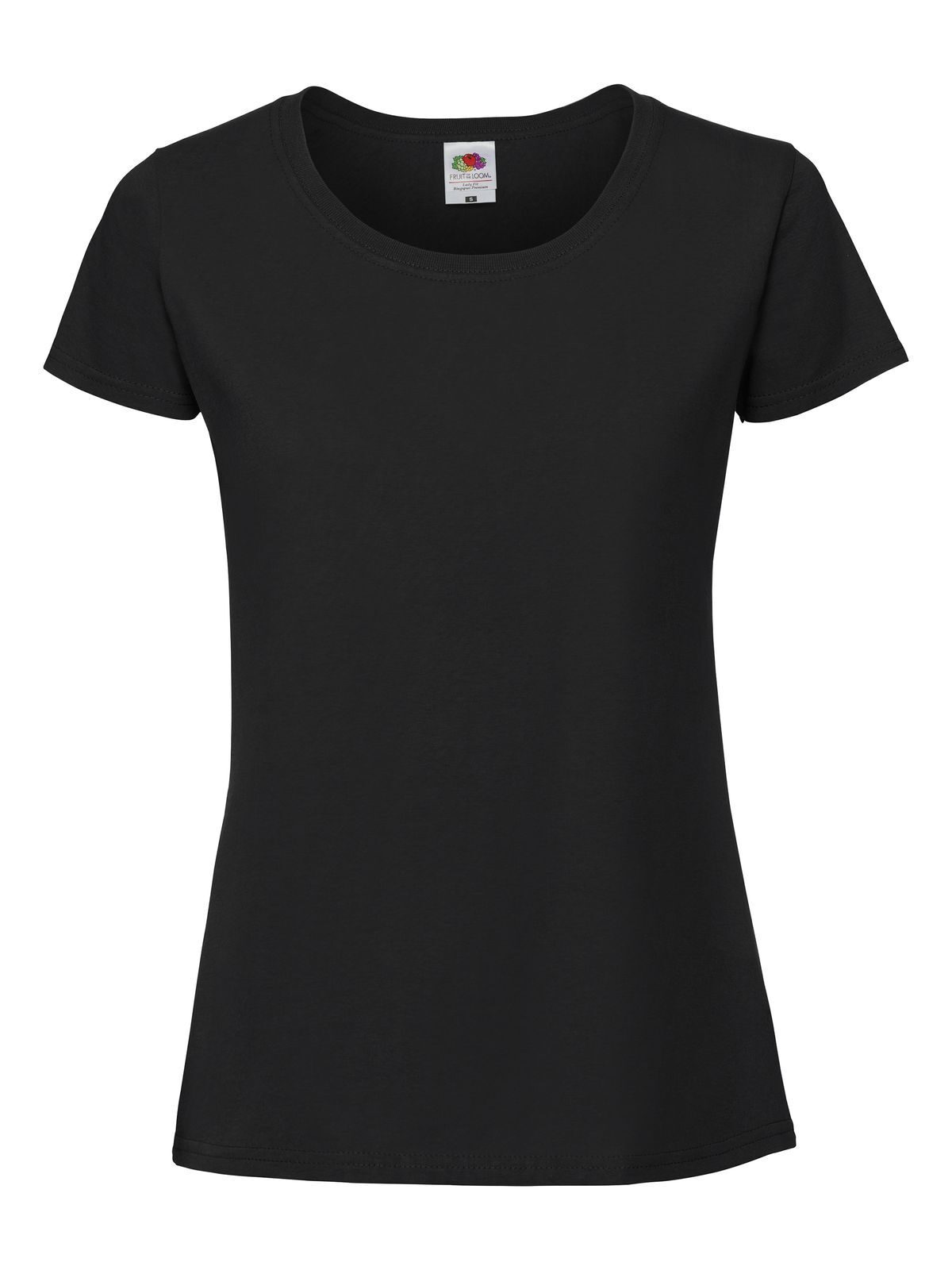 Iconische dames T-shirt van 195 Ringspun-stof - 36 - Zwart