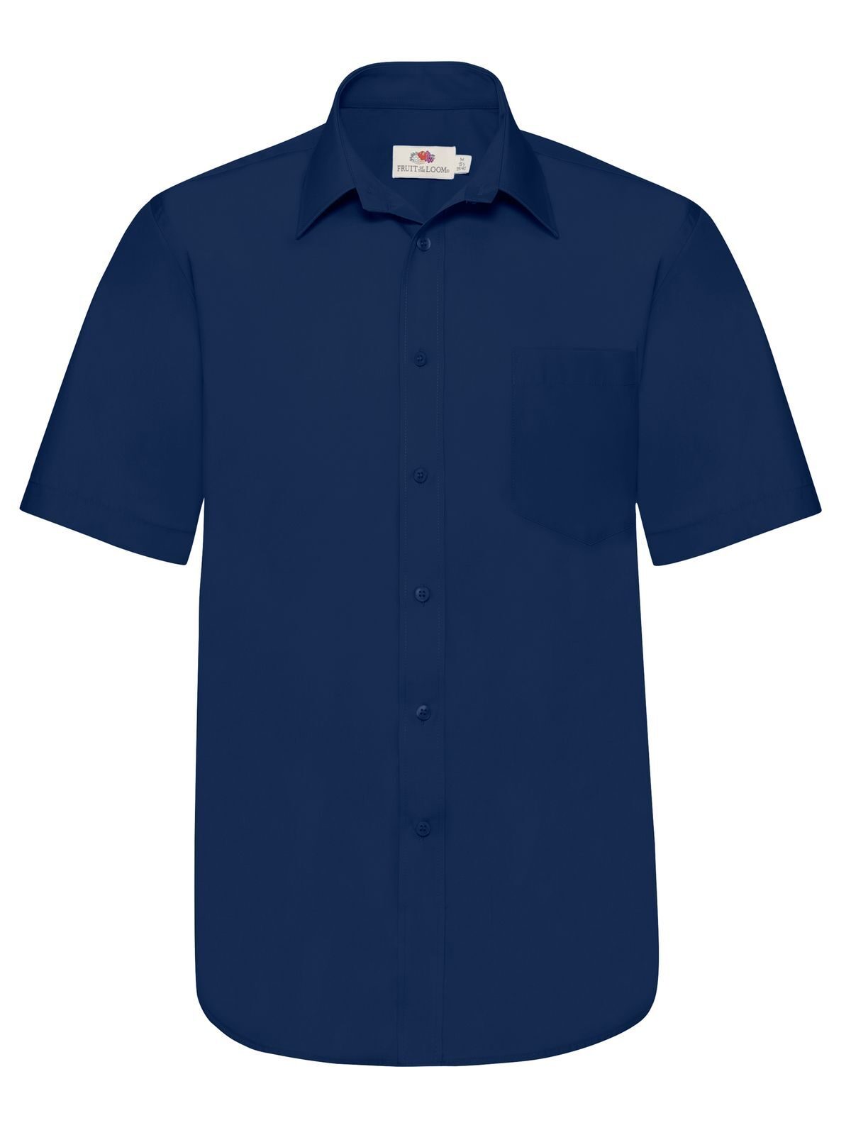 Chemise en popeline à manches longues pour homme - 32 - Marine