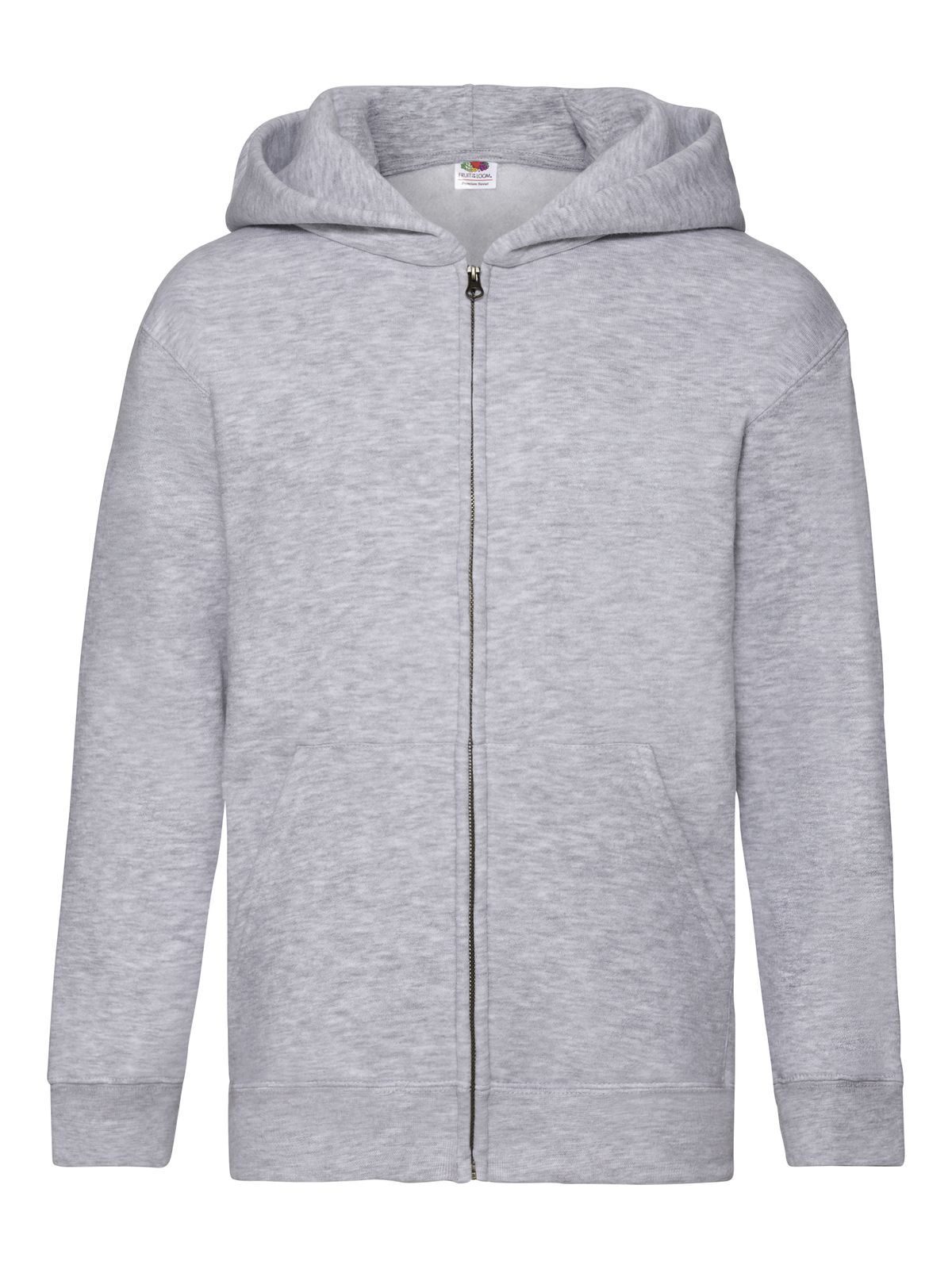 Premium sweatjack met capuchon voor kinderen - 94 - Heather Grey