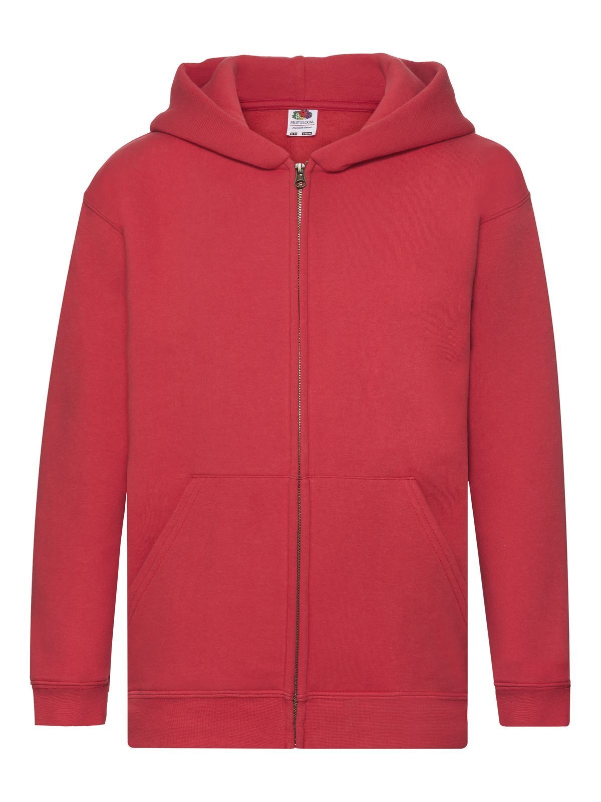 Premium sweatjack met capuchon voor kinderen - 40 - Rood