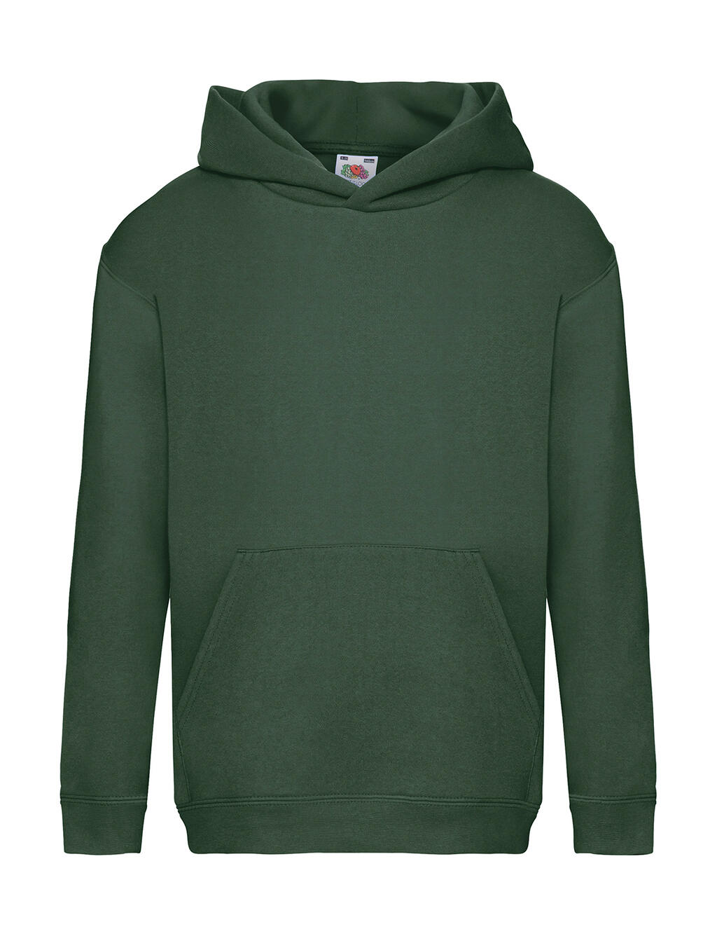 Premium hoodie voor kinderen - 38 - Flesgroen