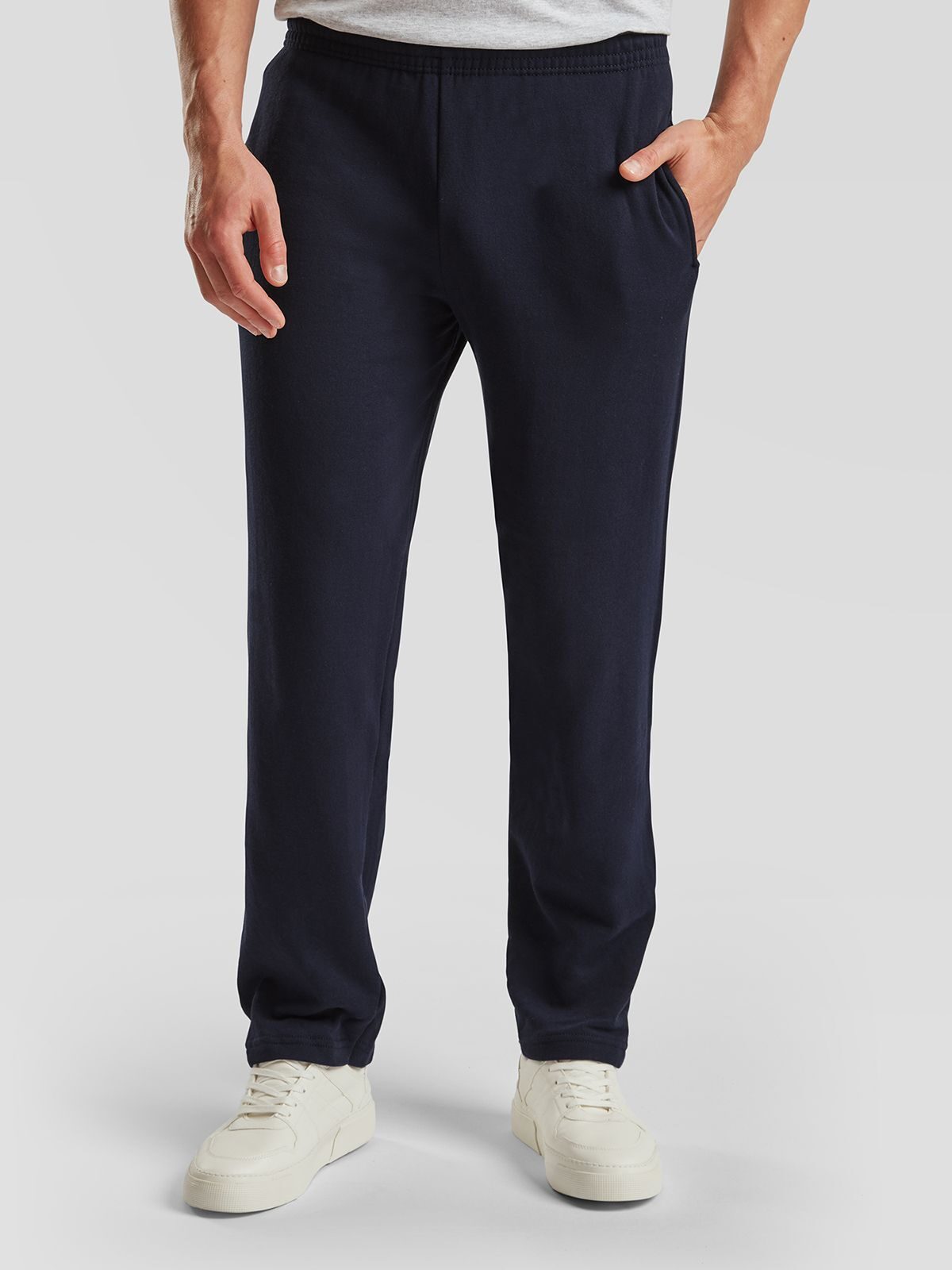 Klassieke joggingbroek met open zoom