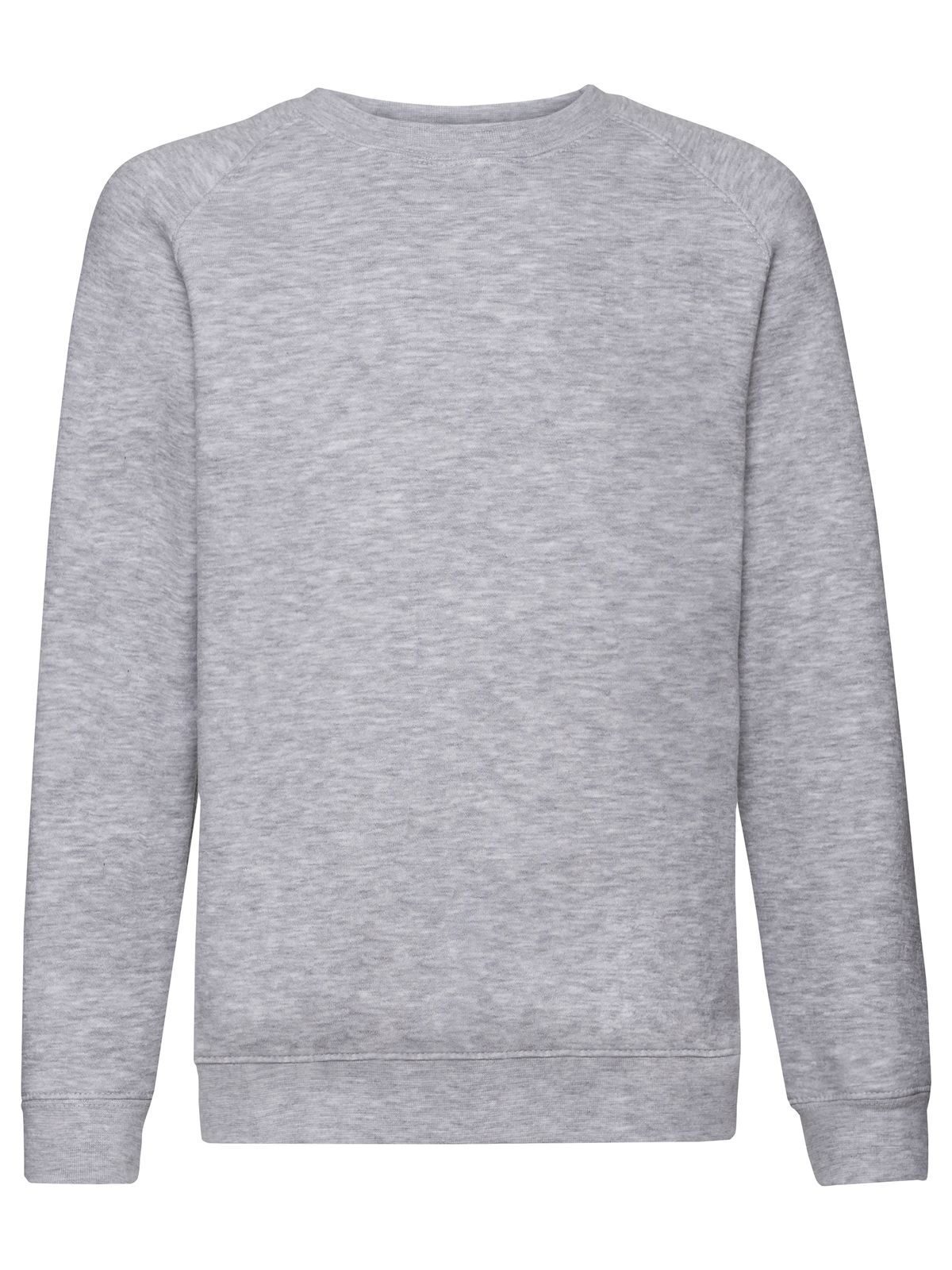 Premium Raglan sweater voor kinderen - 94 - Heather Grey