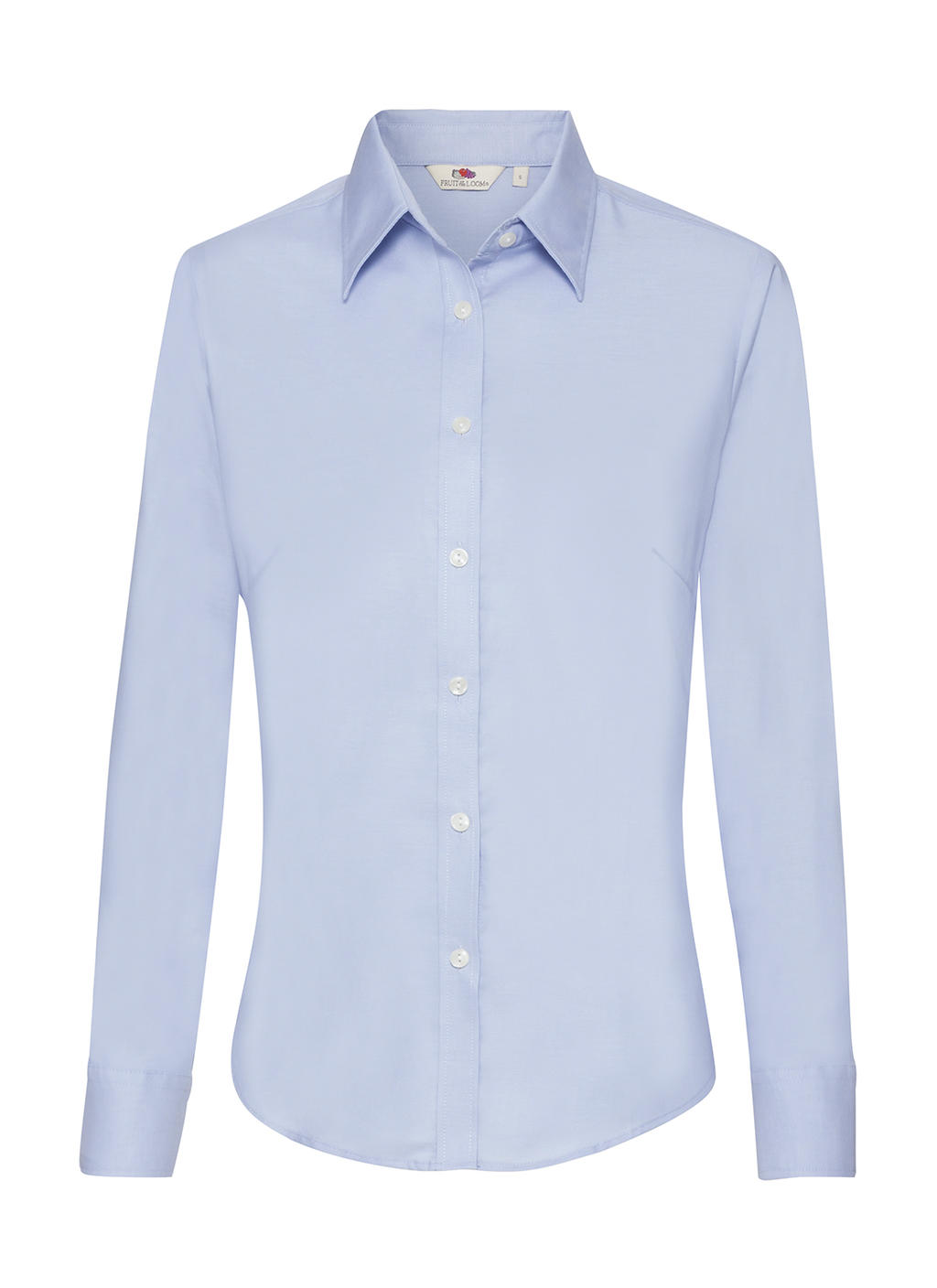 Chemise Oxford à manches longues pour femme - OD - Bleu Oxford