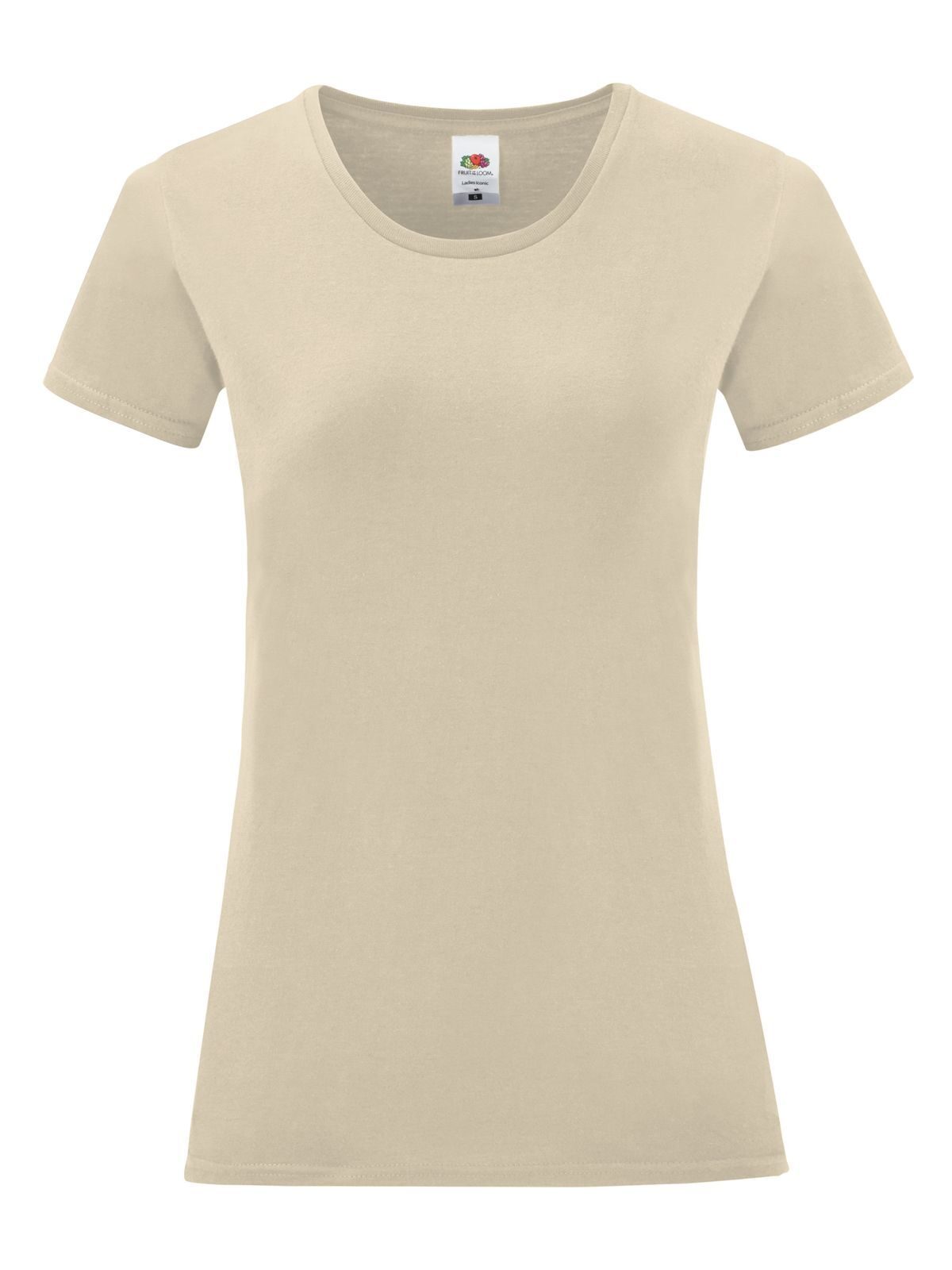 Iconisch dames T-shirt - 60 - Natuurlijk