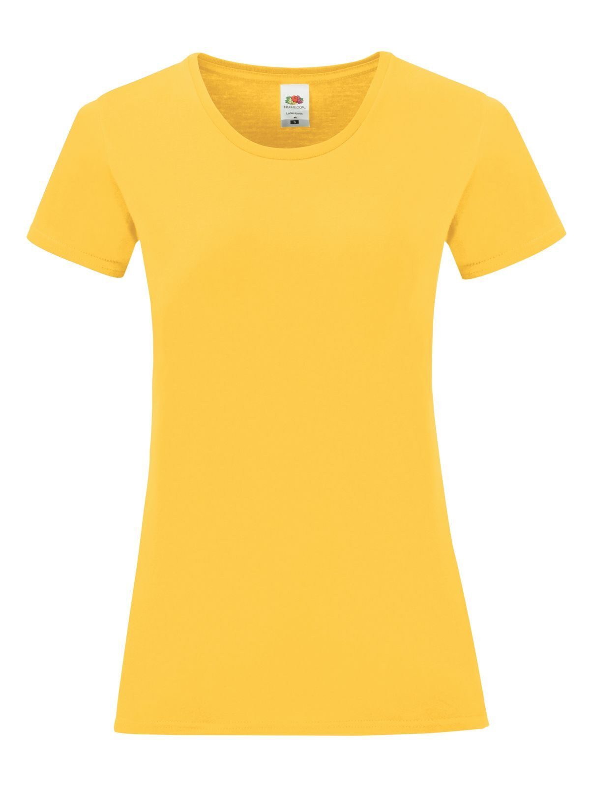 Iconisch dames T-shirt - 34 - Zonnebloem