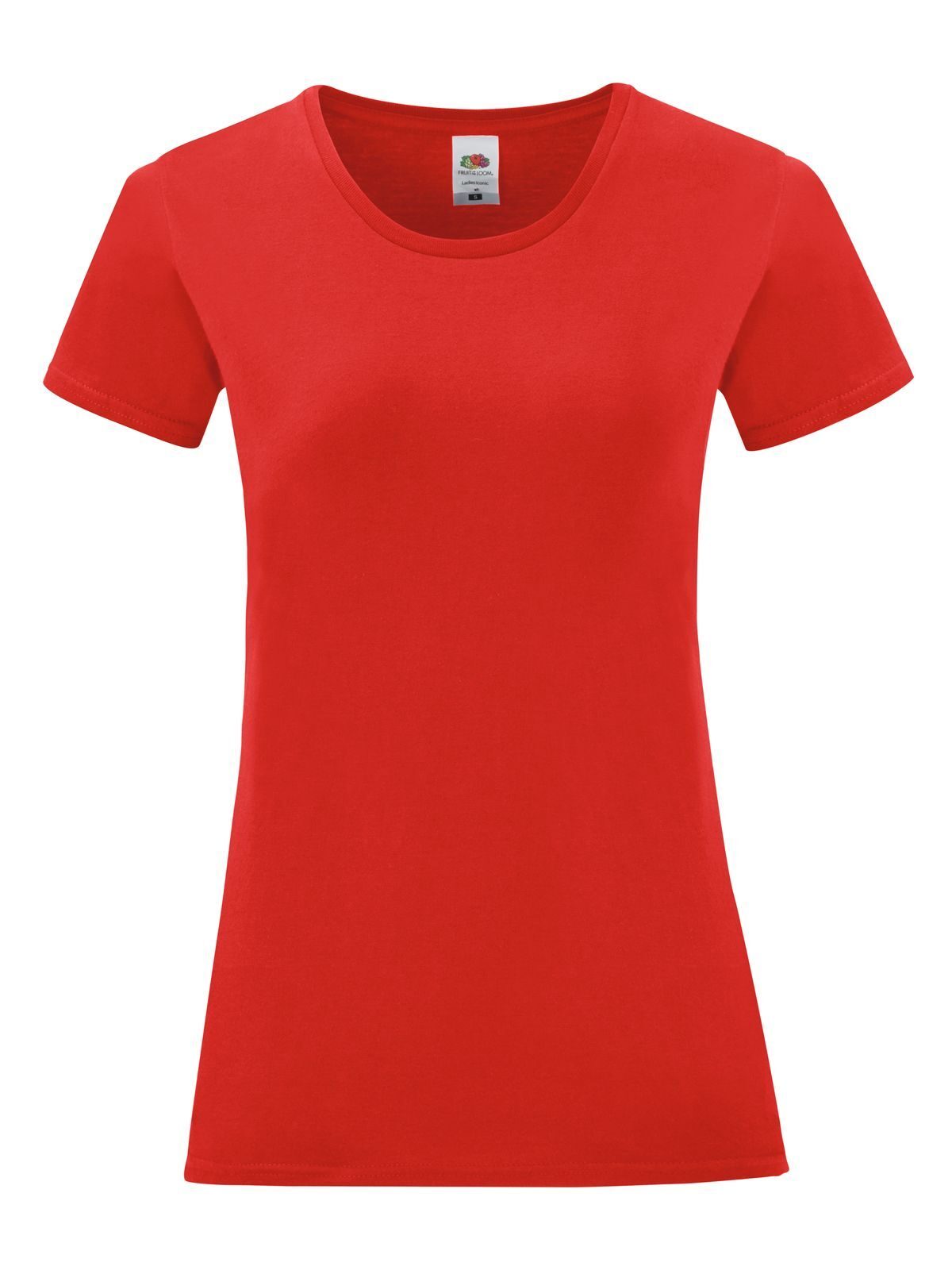 Iconisch dames T-shirt - 40 - Rood