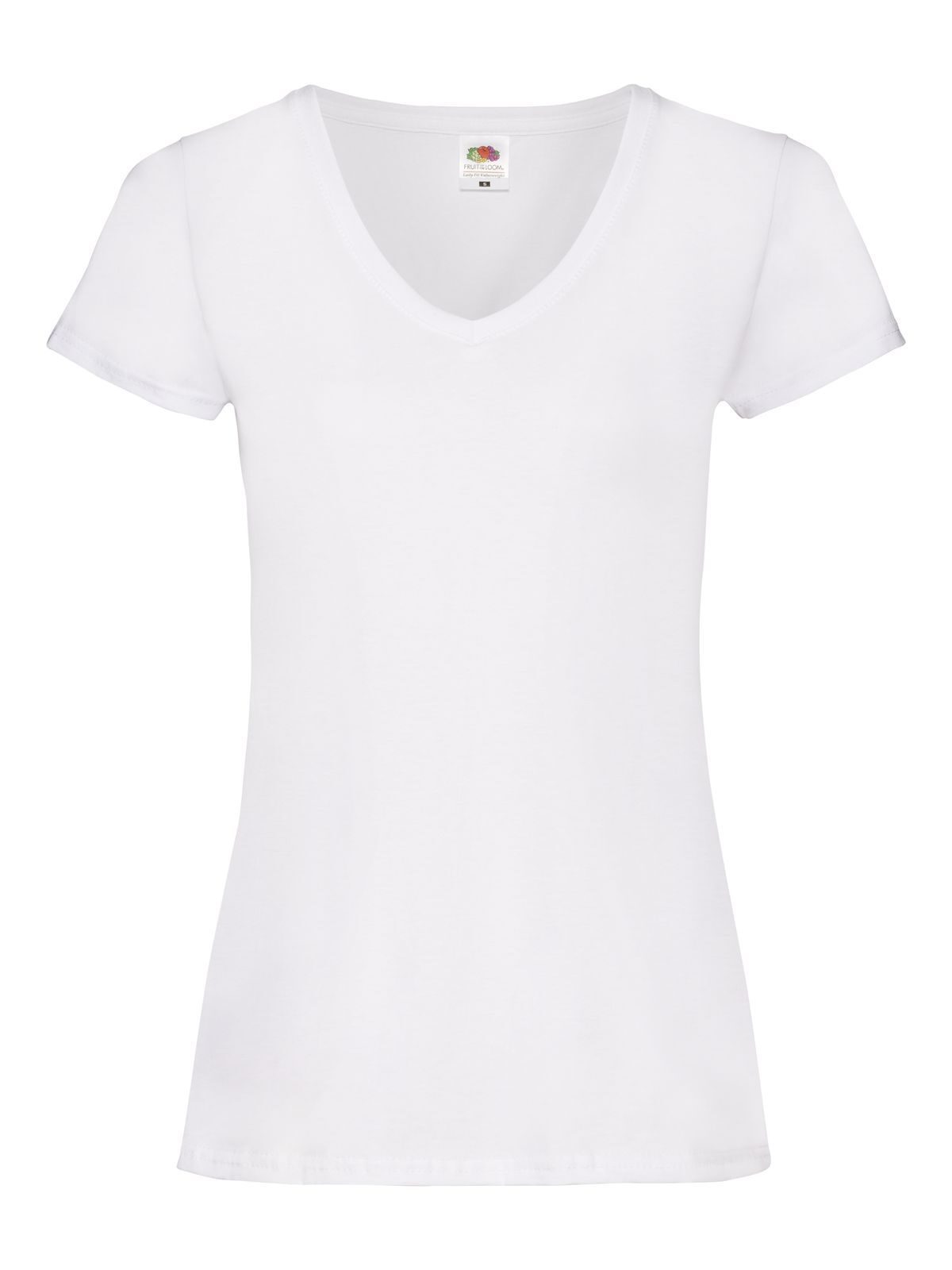 T-shirt à col en V pour femmes, léger et confortable - 30 - Blanc
