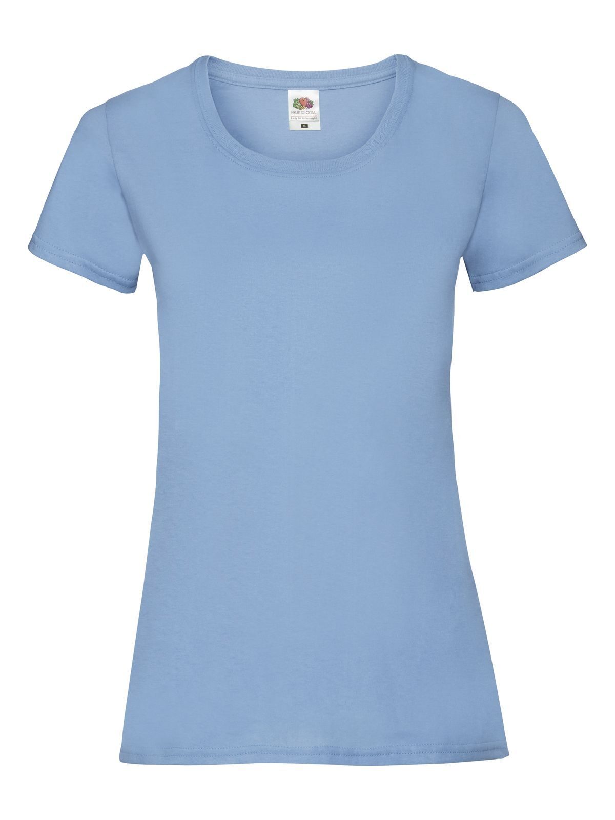 Dames Valueweight T-shirt - YT - Hemelsblauw