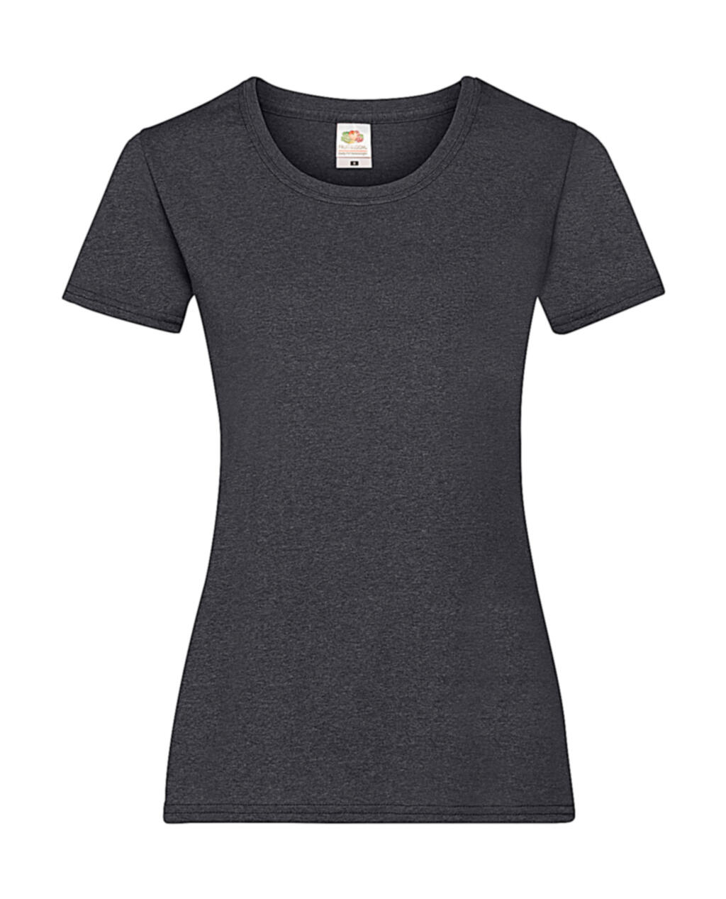 Dames Valueweight T-shirt - HD - Donkergrijs gemêleerd
