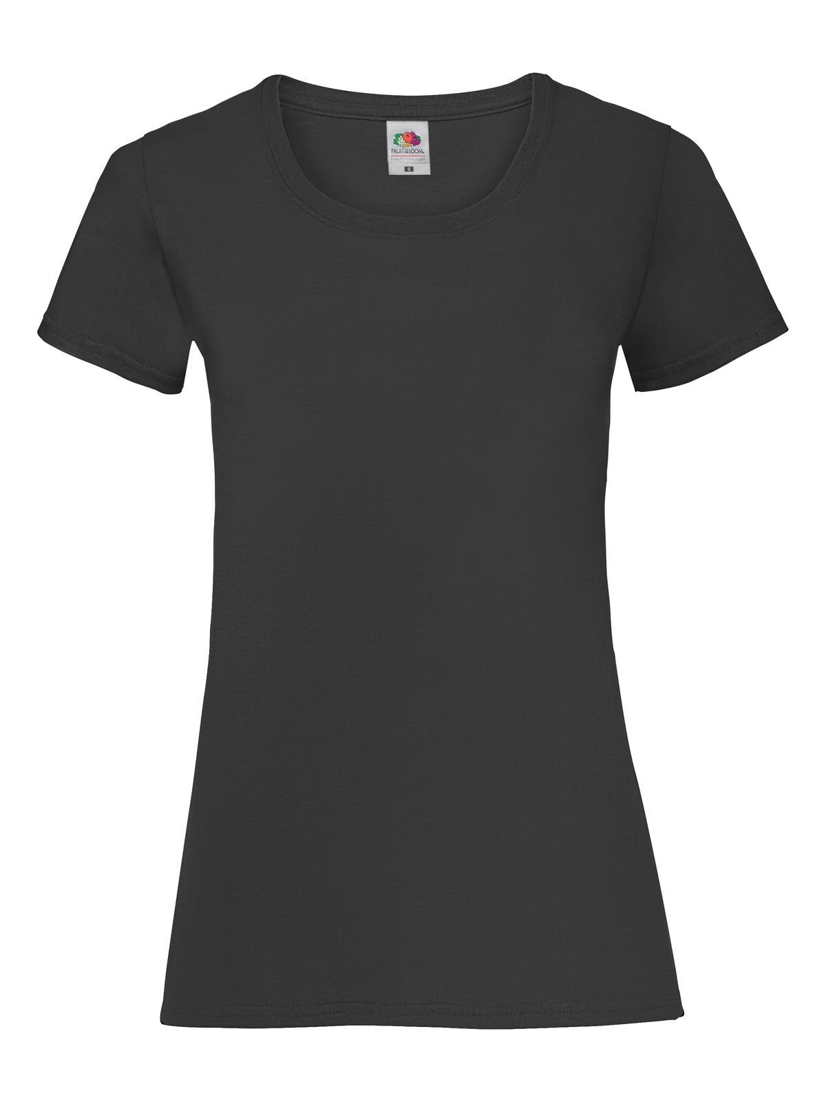 Dames Valueweight T-shirt - 36 - Zwart