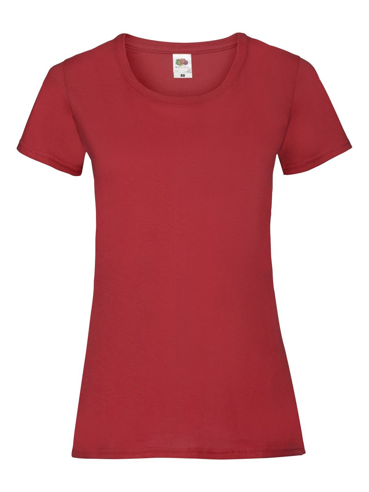 Dames Valueweight T-shirt - 40 - Rood