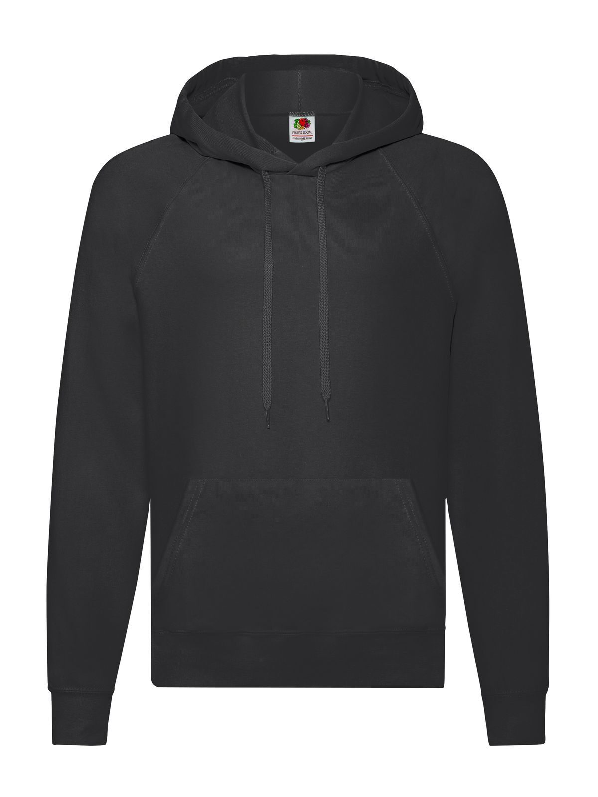 Lichtgewicht sweater met capuchon - 36 - Zwart