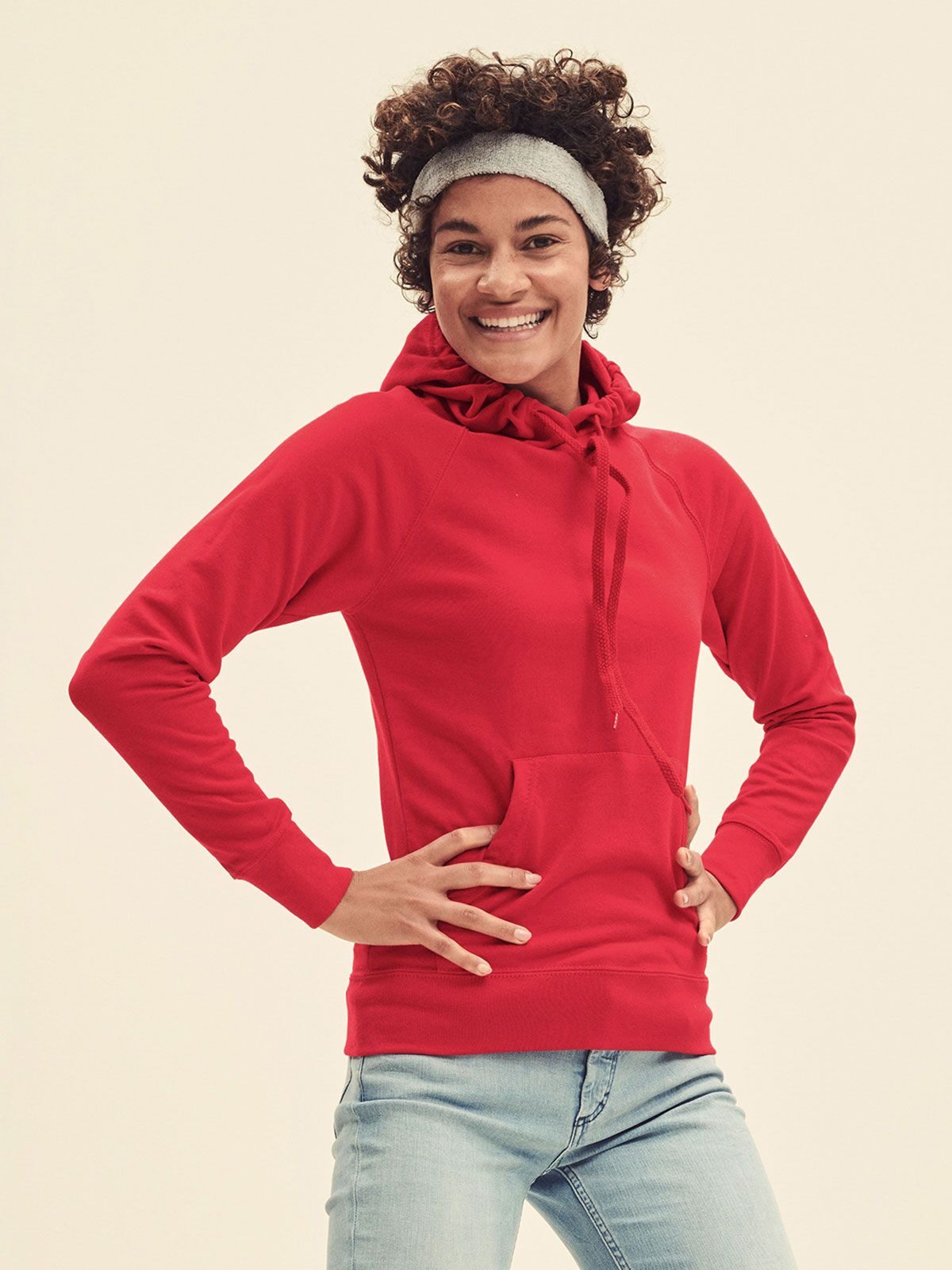 Lichtgewicht sweater met capuchon voor dames