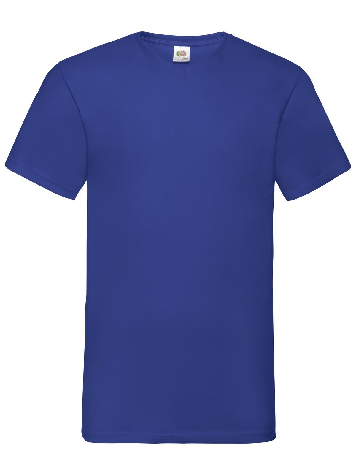 T-shirt à col en V Valueweight - 51 - Bleu royal