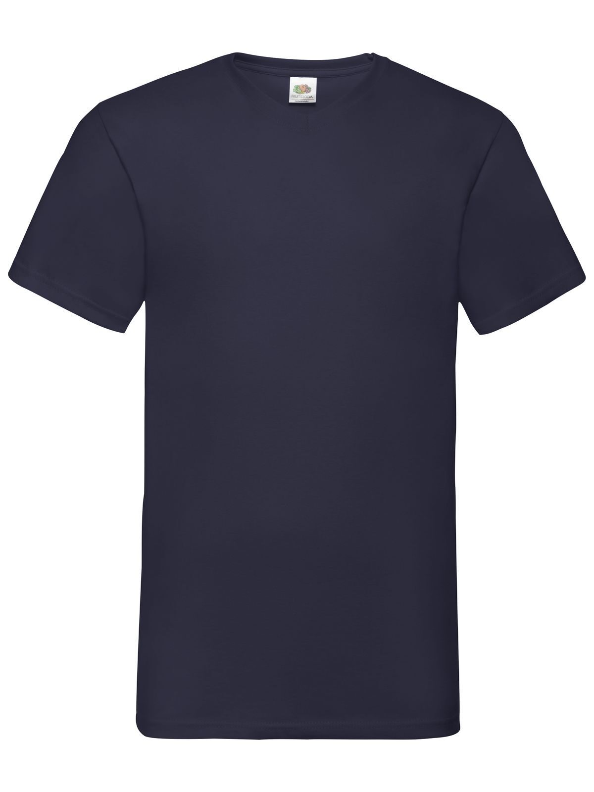 T-shirt à col en V Valueweight - AZ - Bleu marine profond