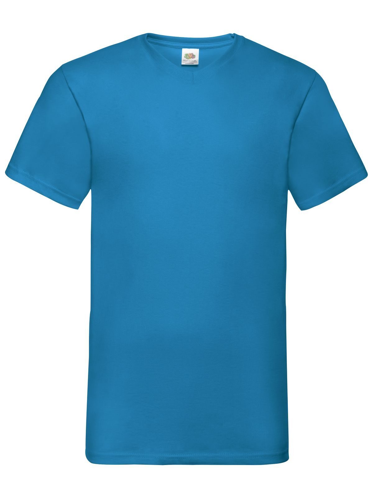 T-shirt à col en V Valueweight - ZU - Bleu azur