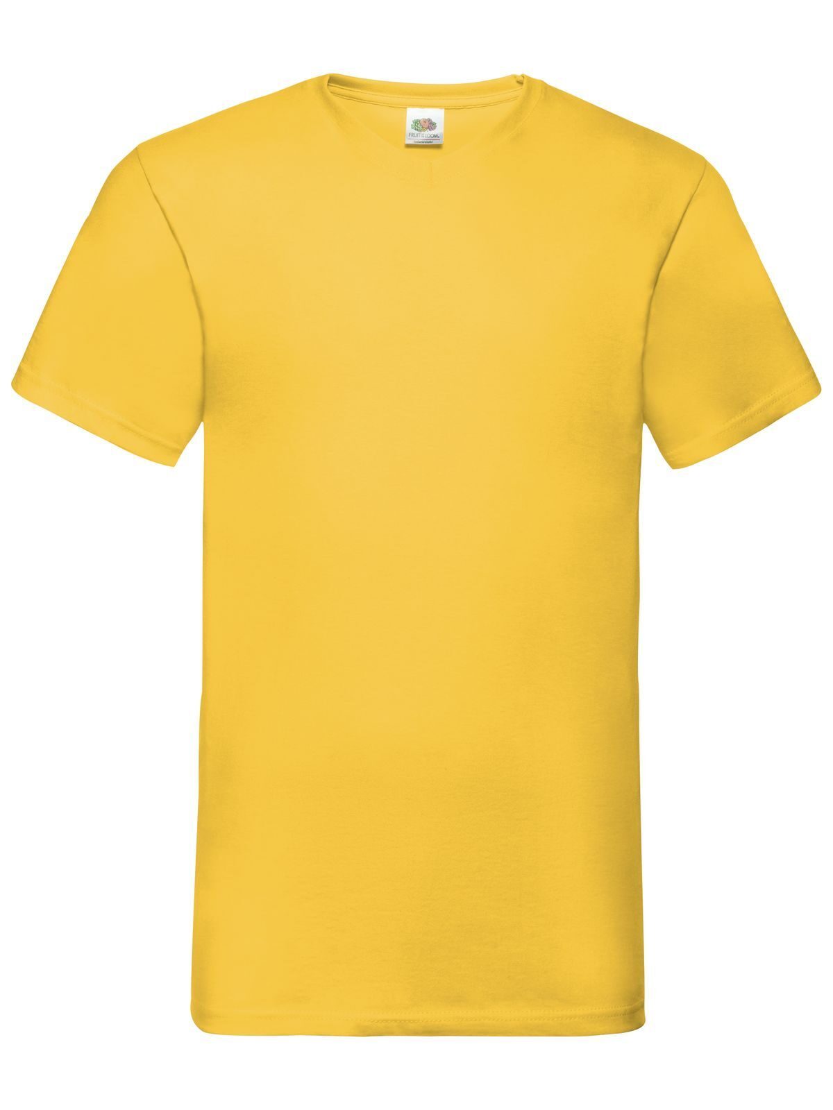 T-shirt à col en V Valueweight - 34 - Tournesol