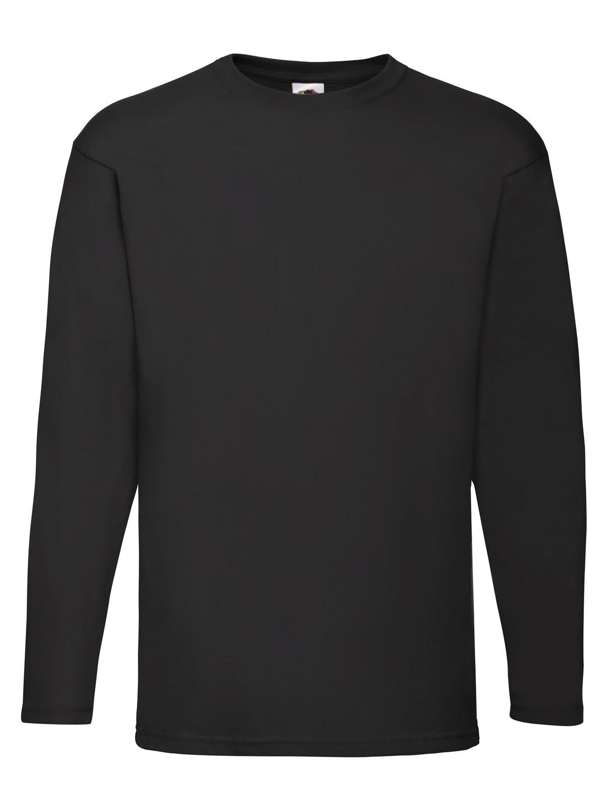 Valueweight T-shirt met lange mouwen - 36 - Zwart